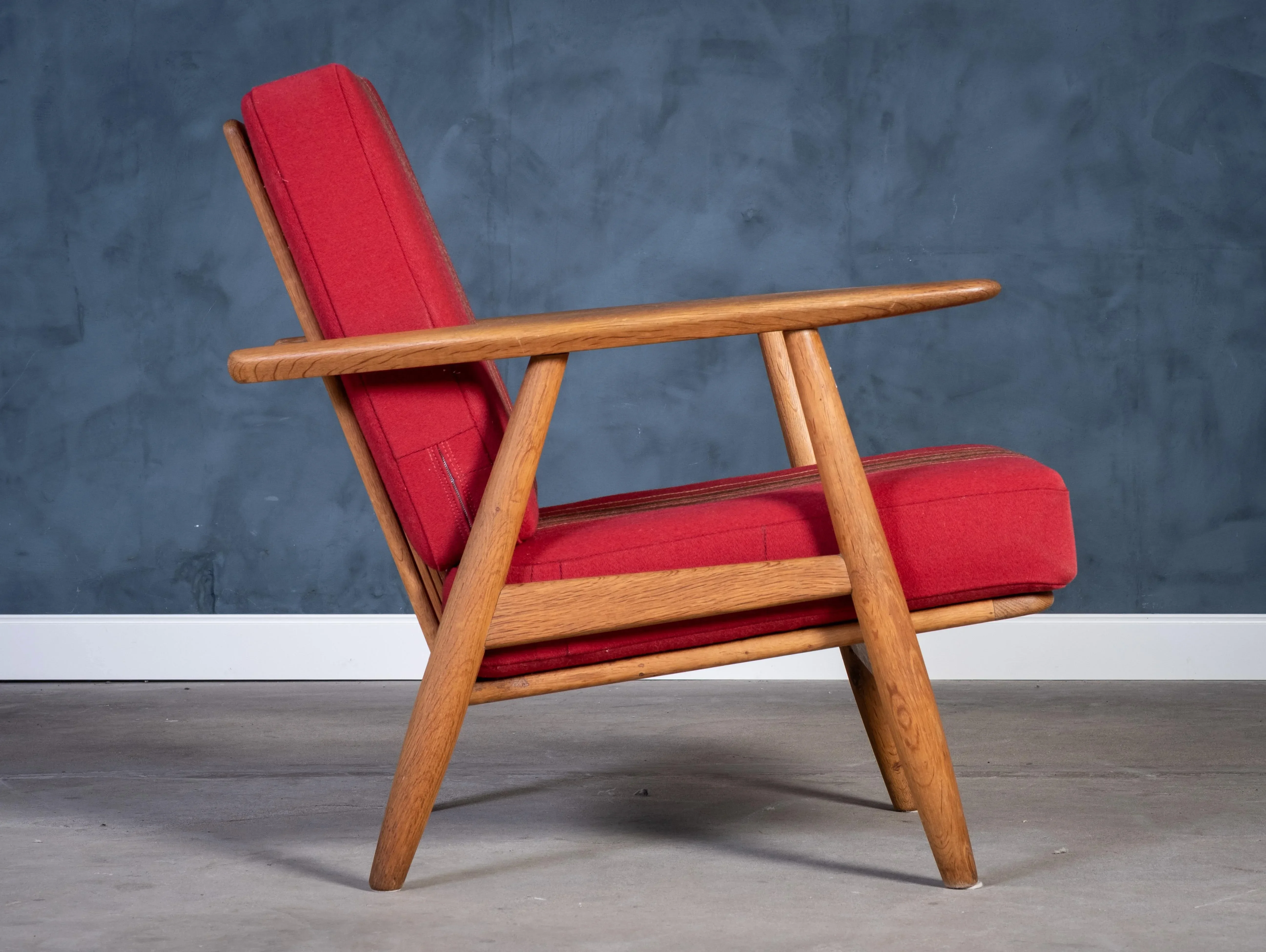 Vintage Danish GE 240 Chair in Oak by Hans J. Wegner for Getama