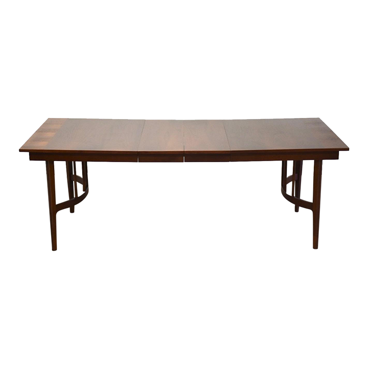 Walnut Mid Century Modern Dining Table Chairish