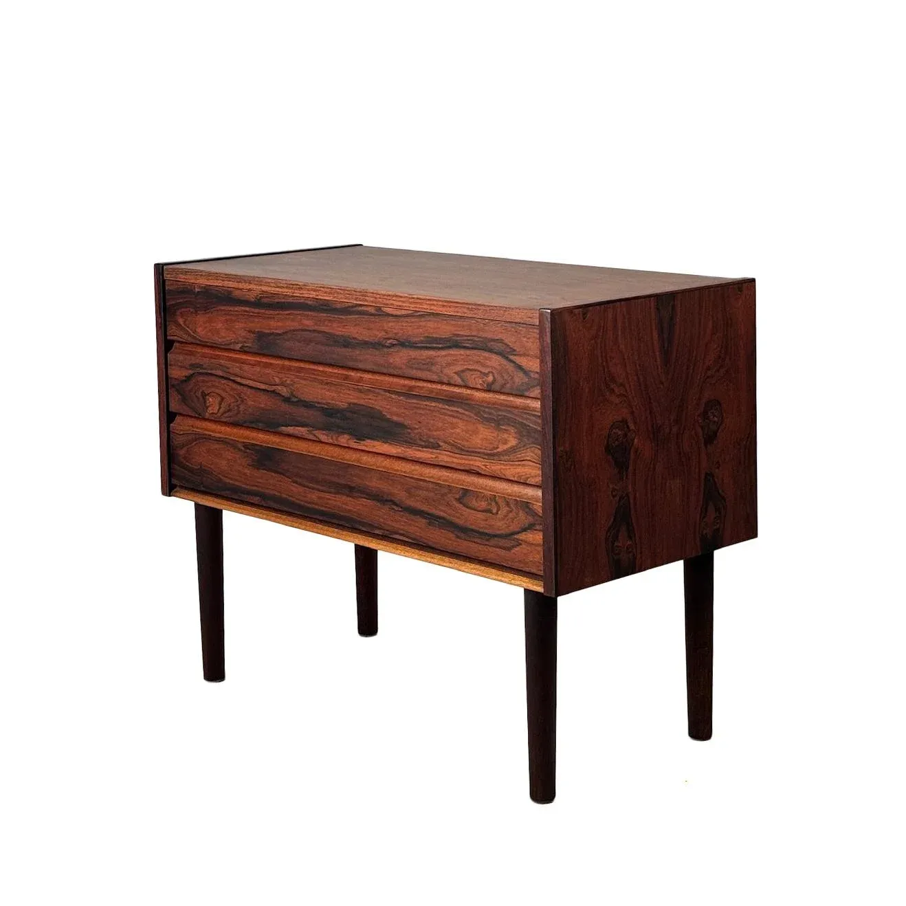 Vintage Danish Rosewood 3-Drawer Chest