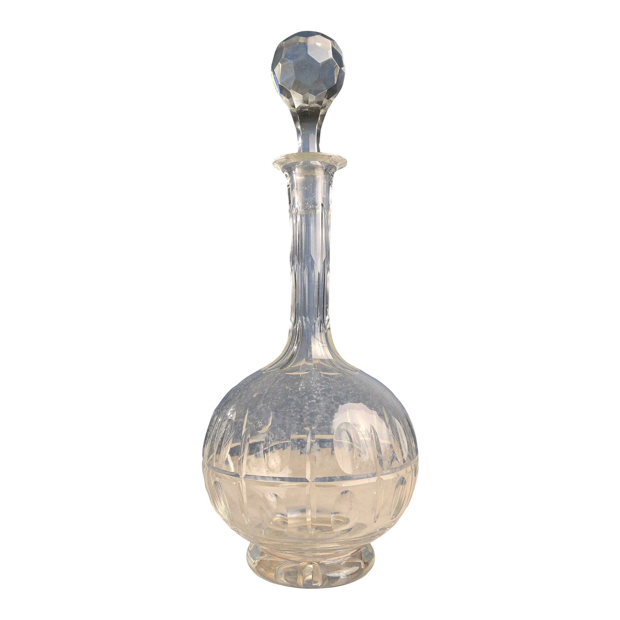 Antique Glass Decanter Uk, Circa 1860