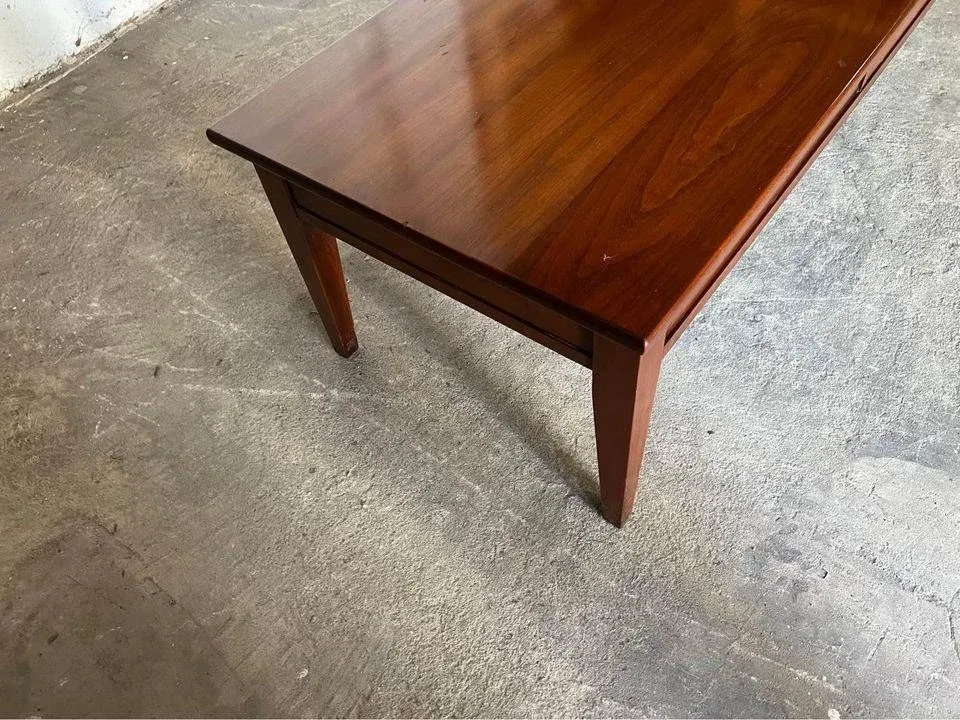 Henkel Harris Vintage Solid Wild Cherry Shaker Style Coffee Table