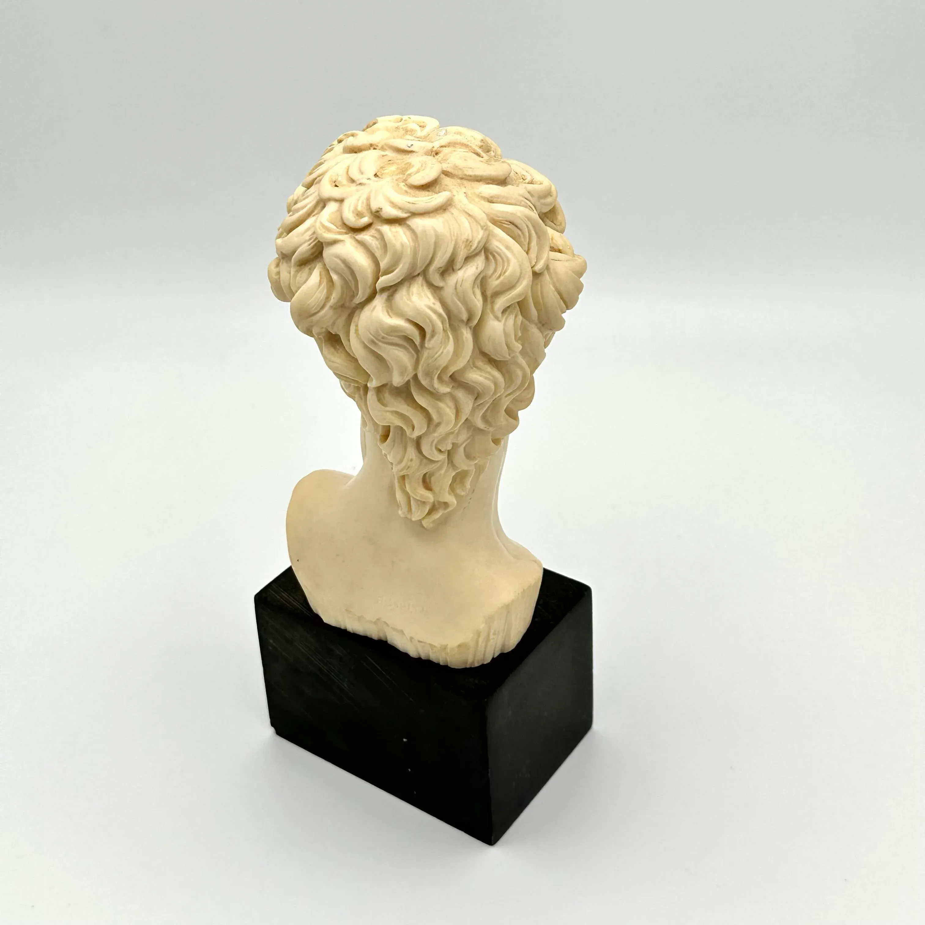 イタリア彫刻　A.Santini Vintage A. Santini Sculpture Mid Century Geisha Alabaster
