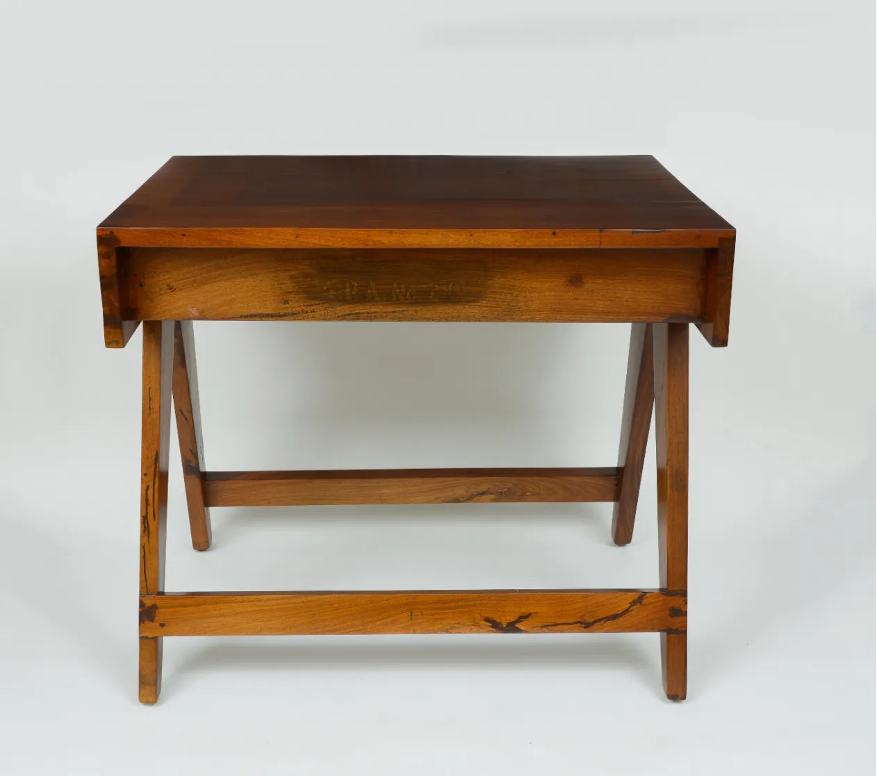 Pierre Jeanneret Desk and Stool From the City of Chandigarh, India 1950 - 1959