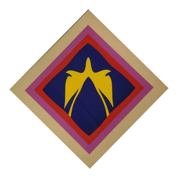 Jack Youngerman Untitled, Hand Printed Silkscreen Limited Edition Print