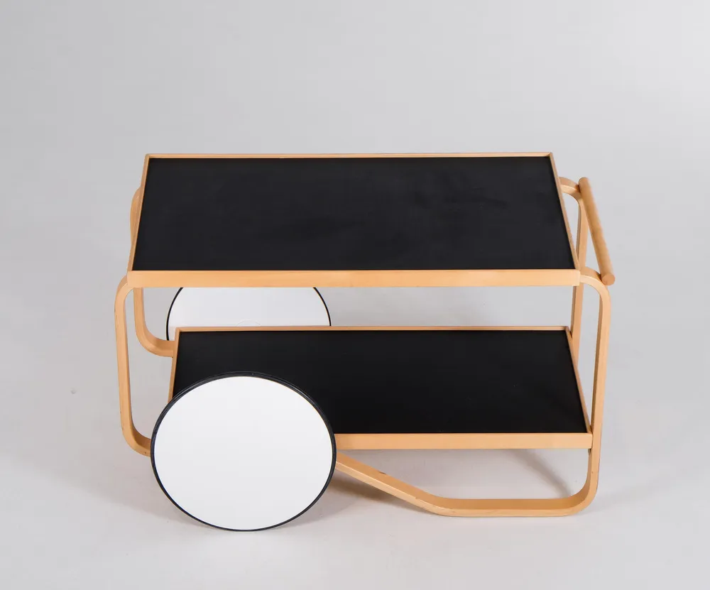 Vintage Tea Cart by Alvar Aalto for Artek, 1980s