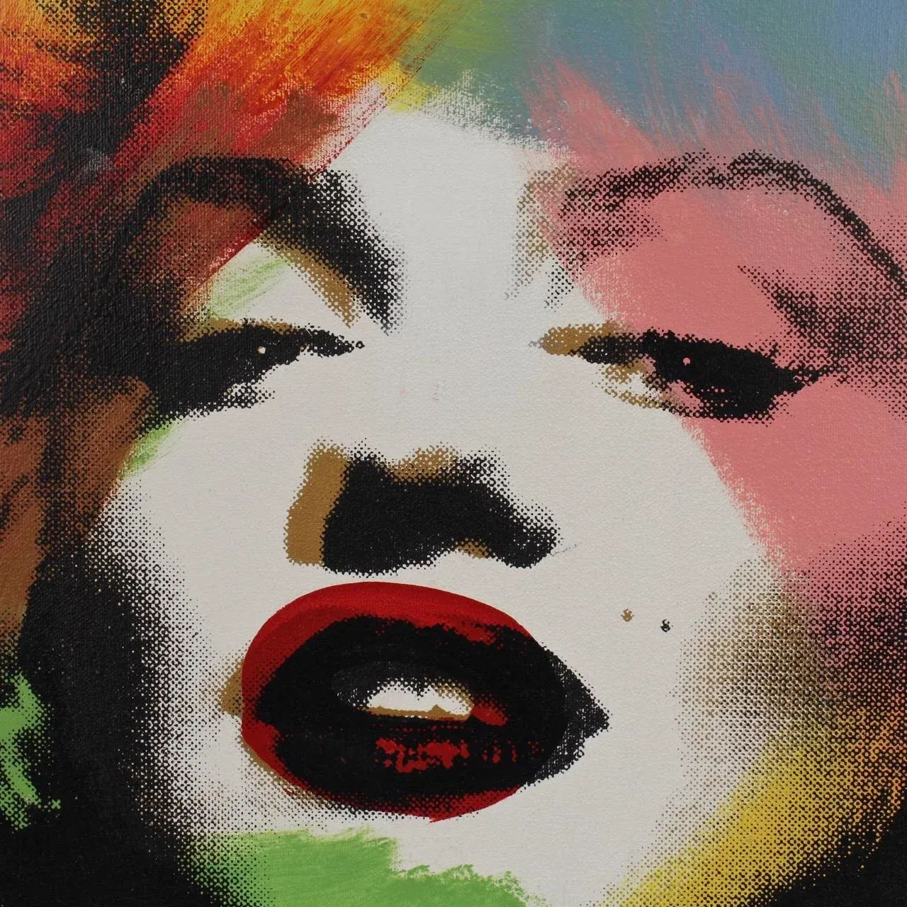 Marilyn Monroe Silver, a Pop-Art Screen-Print by SAK Steve Kaufman