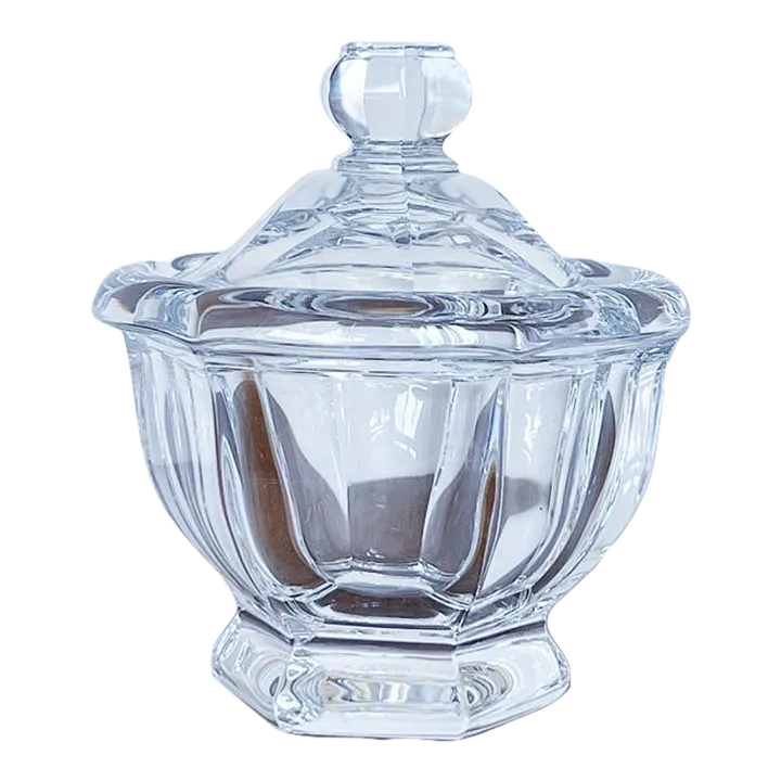 工芸品 baccarat Baccarat Crystal Liberty Bell Sulphide on Blue Faceted Glass