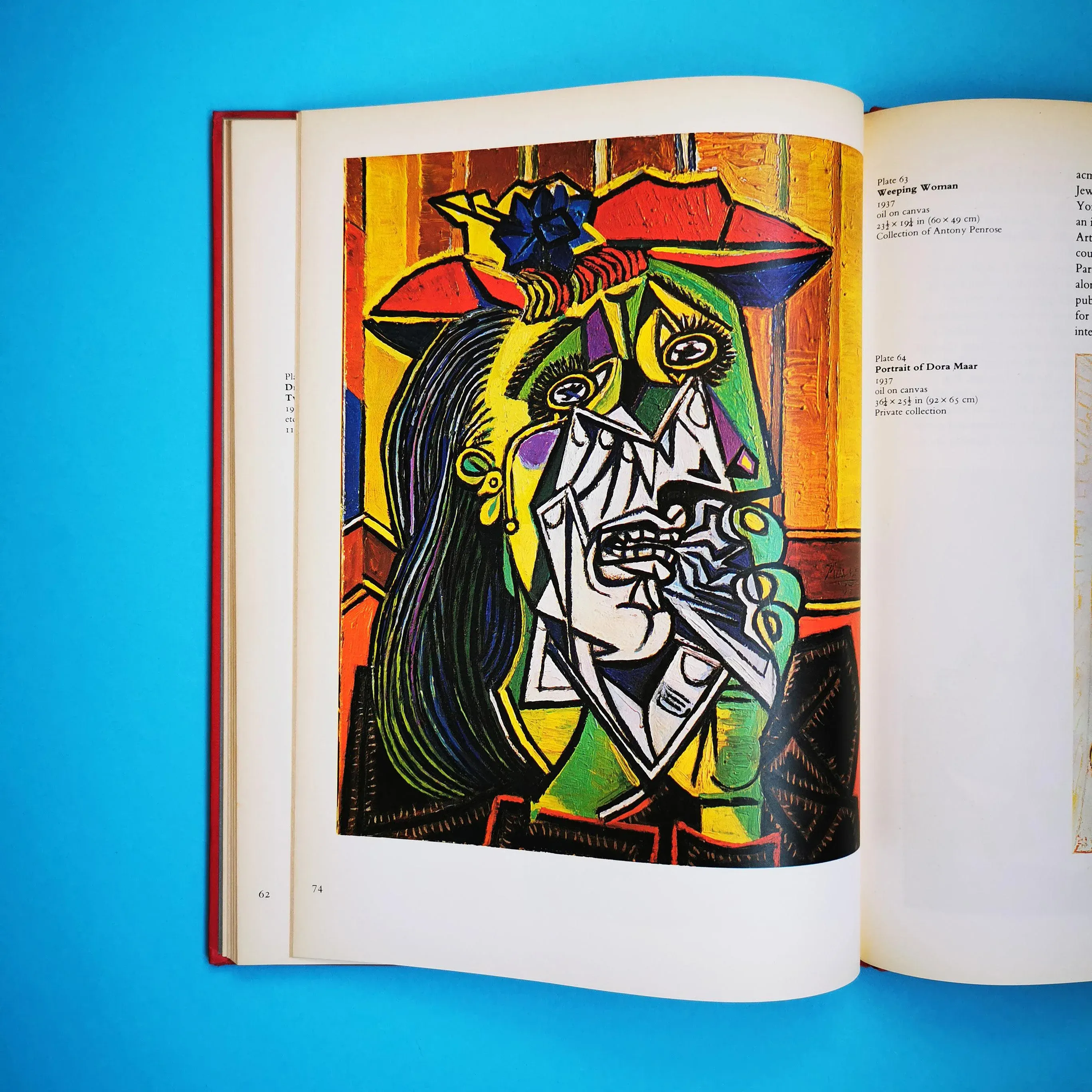 1981 Pablo Ruiz Picasso and His Art Book Vintage Hardcover