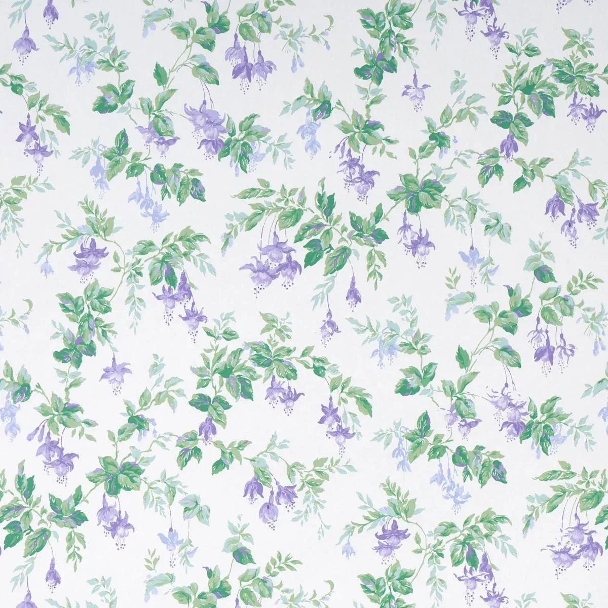 Schumacher Garden Gate Wallpaper in Violet | Chairish
