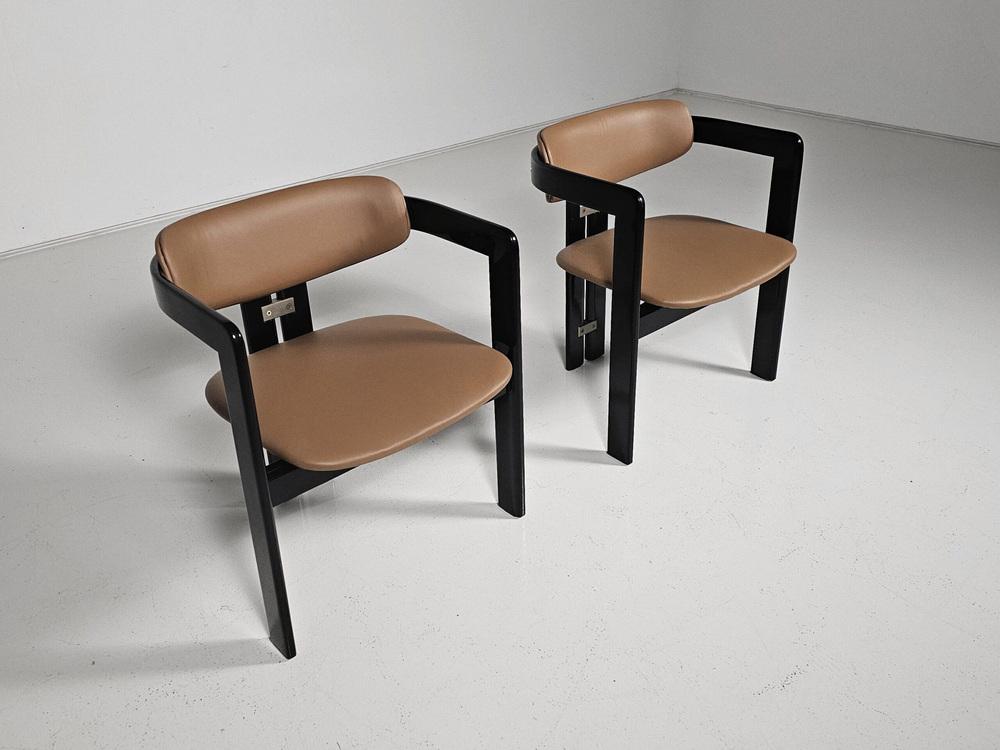 Set of Pamplona Chairs attributed to Augusto Savini from Pozzi