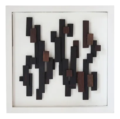 Three-Dimensional Artwork in Wenge Wood from Studio Aik, 2025