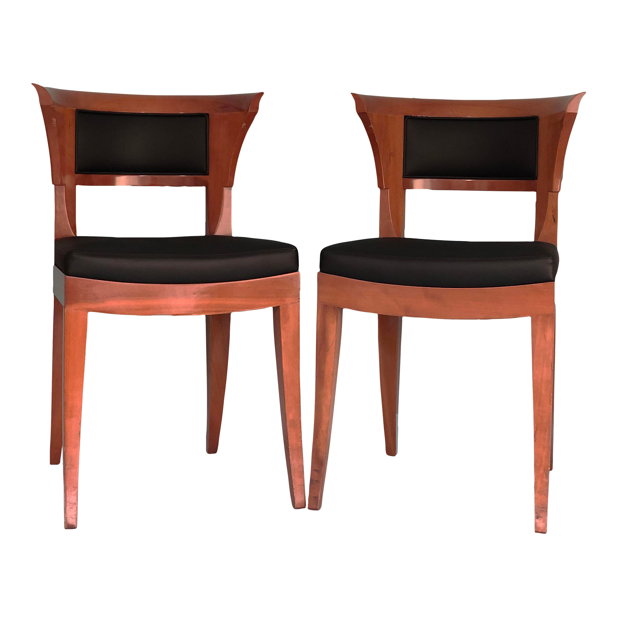 Used cherry wood dining chairs sale