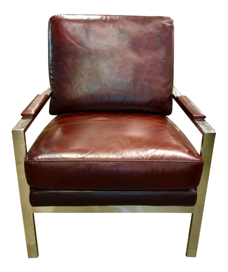 MidCentury Leather Lounge Chair Pair Available Chairish