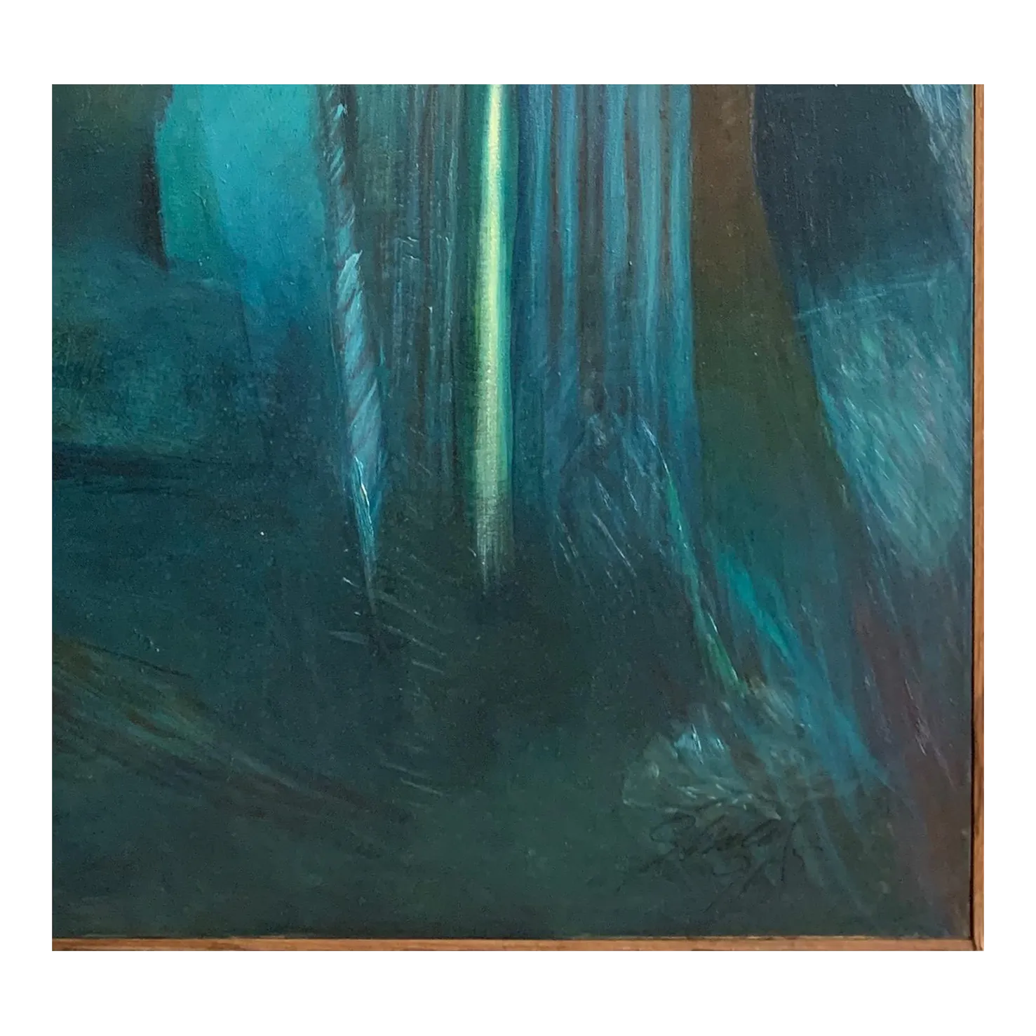 1991 "A Special Place" Abstract Oil Painting on Canvas Bill Shields