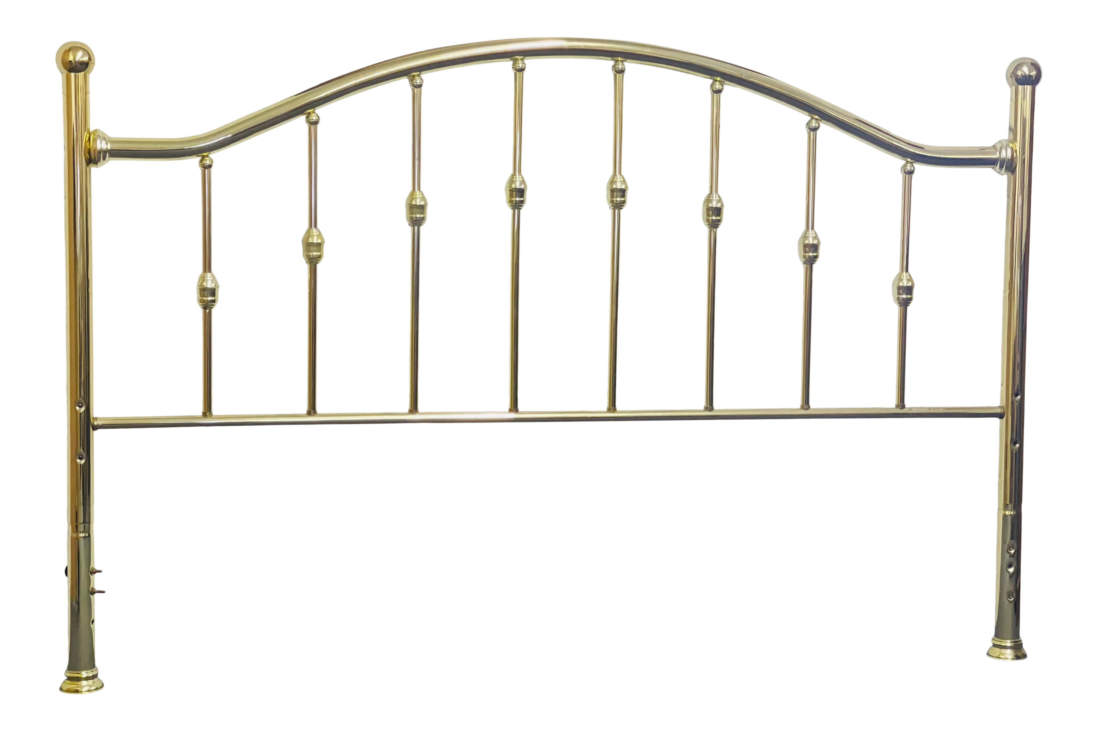 Vintage Brass King Size Headboard Chairish