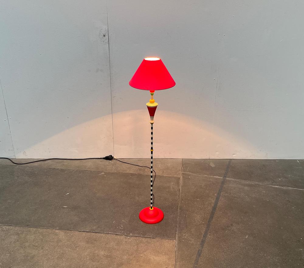 Vintage French Floor Lamp from Olivier Villatte, 1980s | Chairish