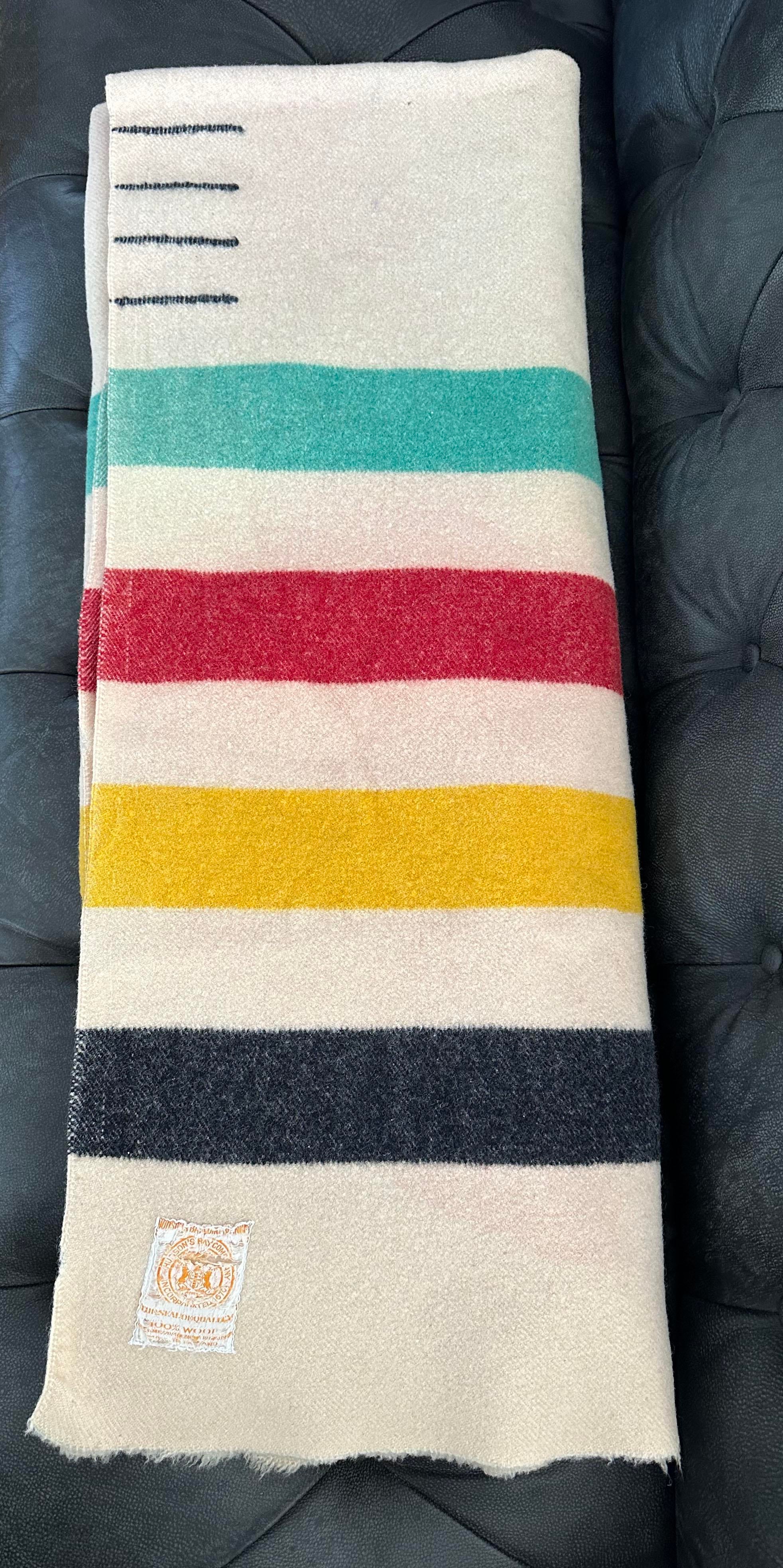 希少 1940-50’s HUDSON’S BAY Point Blanket s-l400.jpg