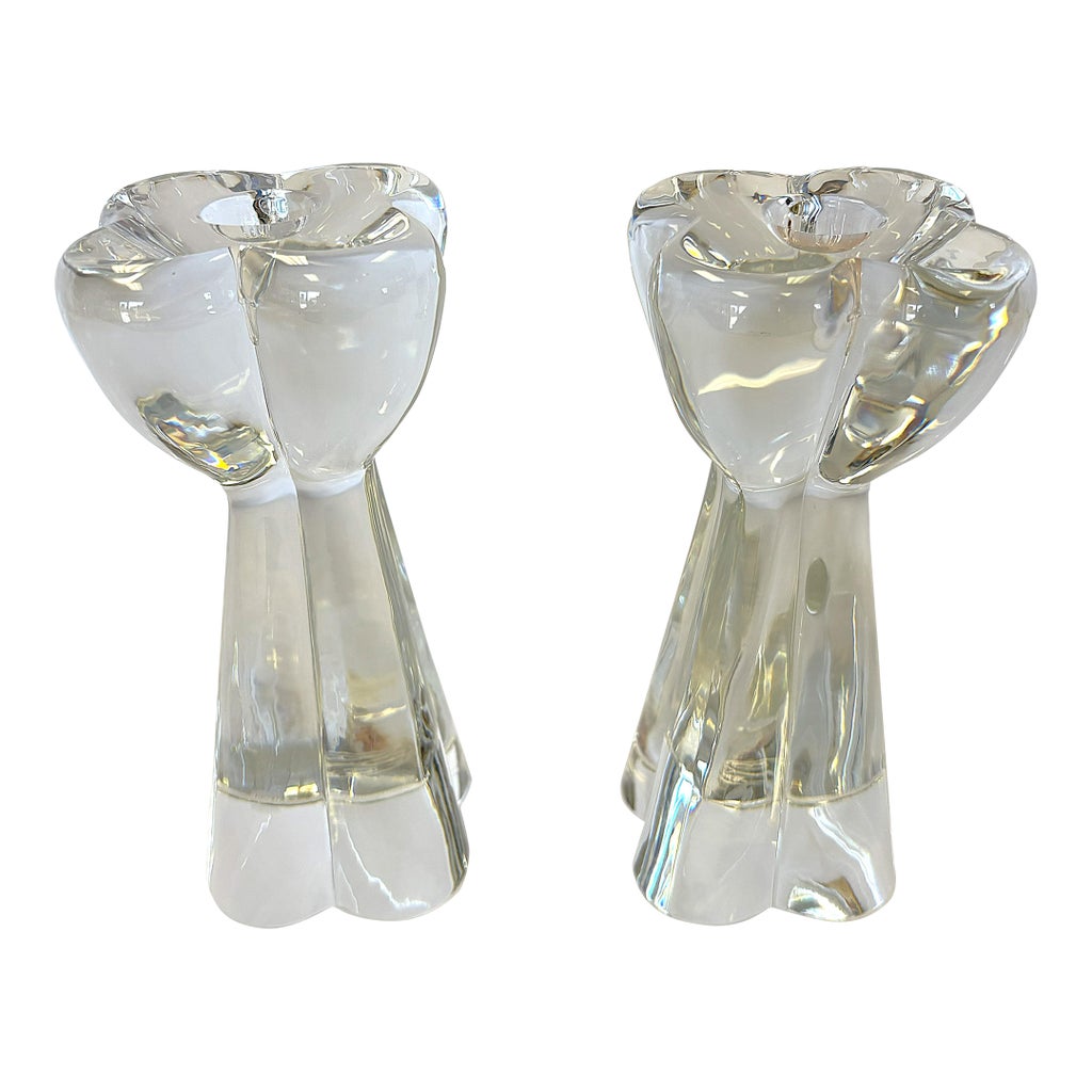 Vintage Baccarat France Clover Diomede 7