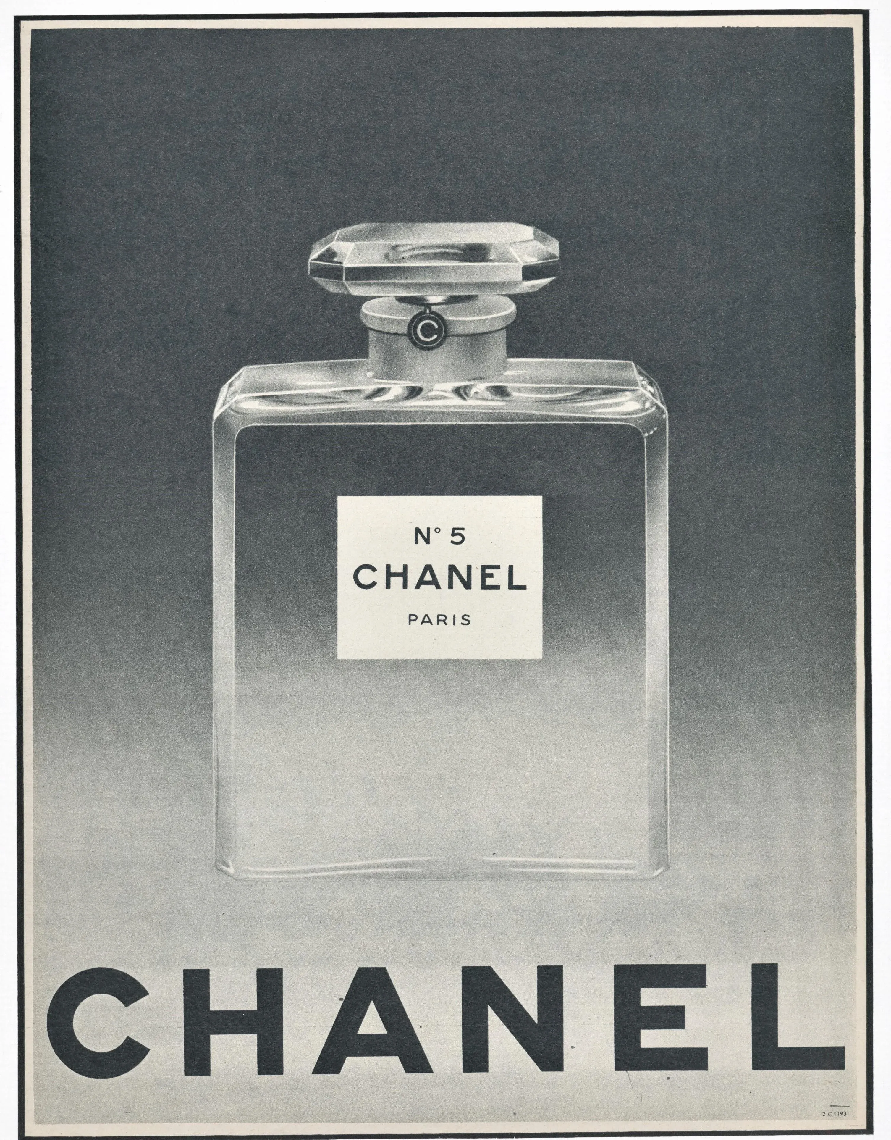 1962 French Vintage Advertisement Perfume Print-Chanel No. 5