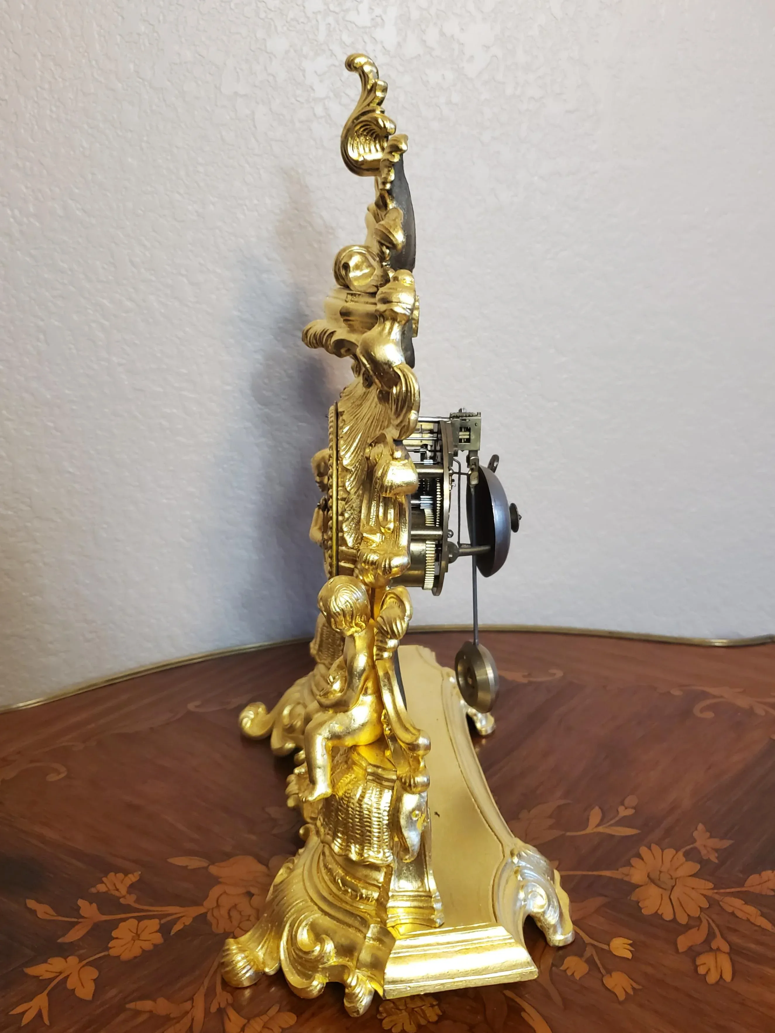 19th Century French Japy Freres Signed Rocaille Style Sevres