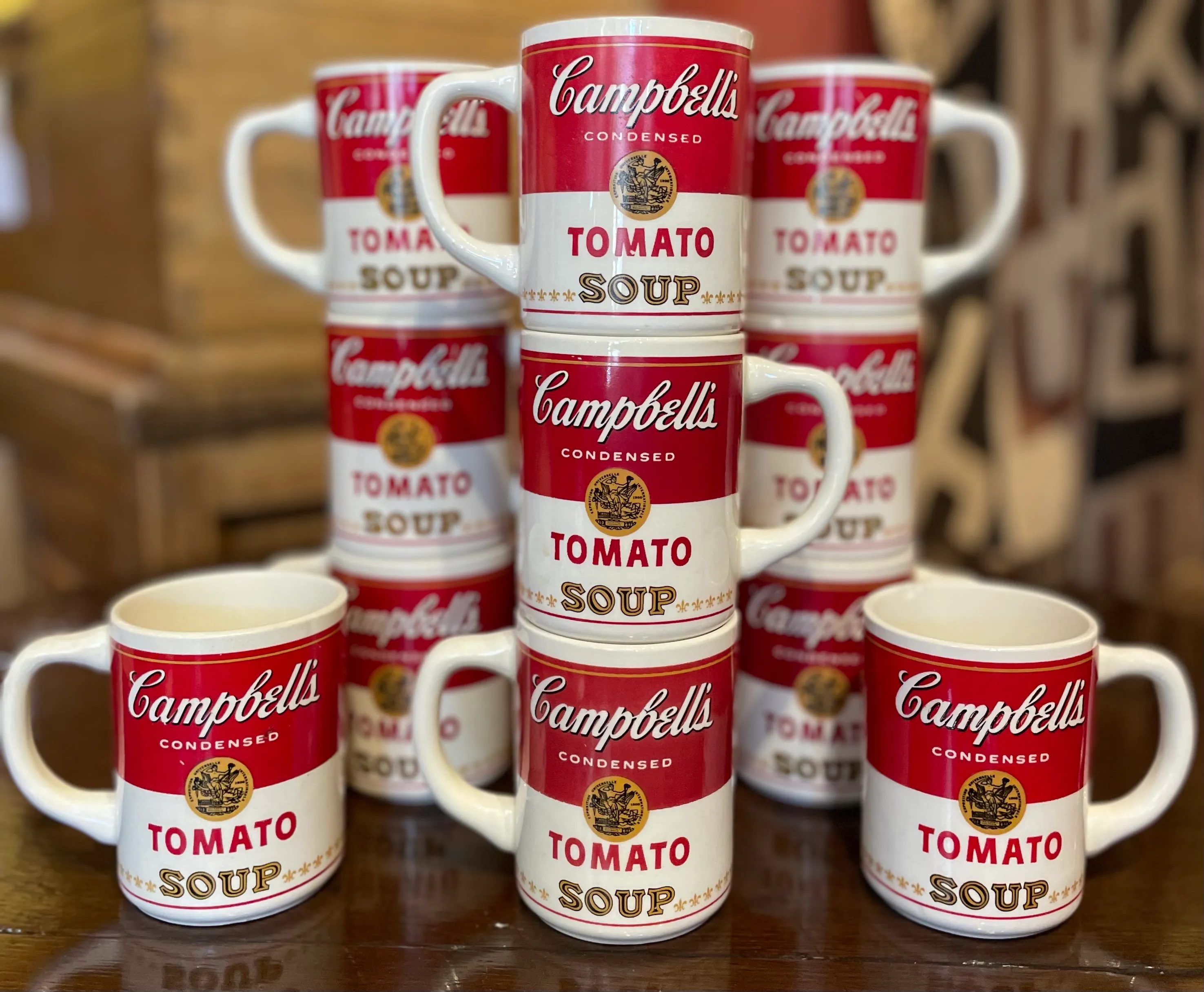 1968 First Edition Campbell's Soup Mugs- Set of 11 | Chairish