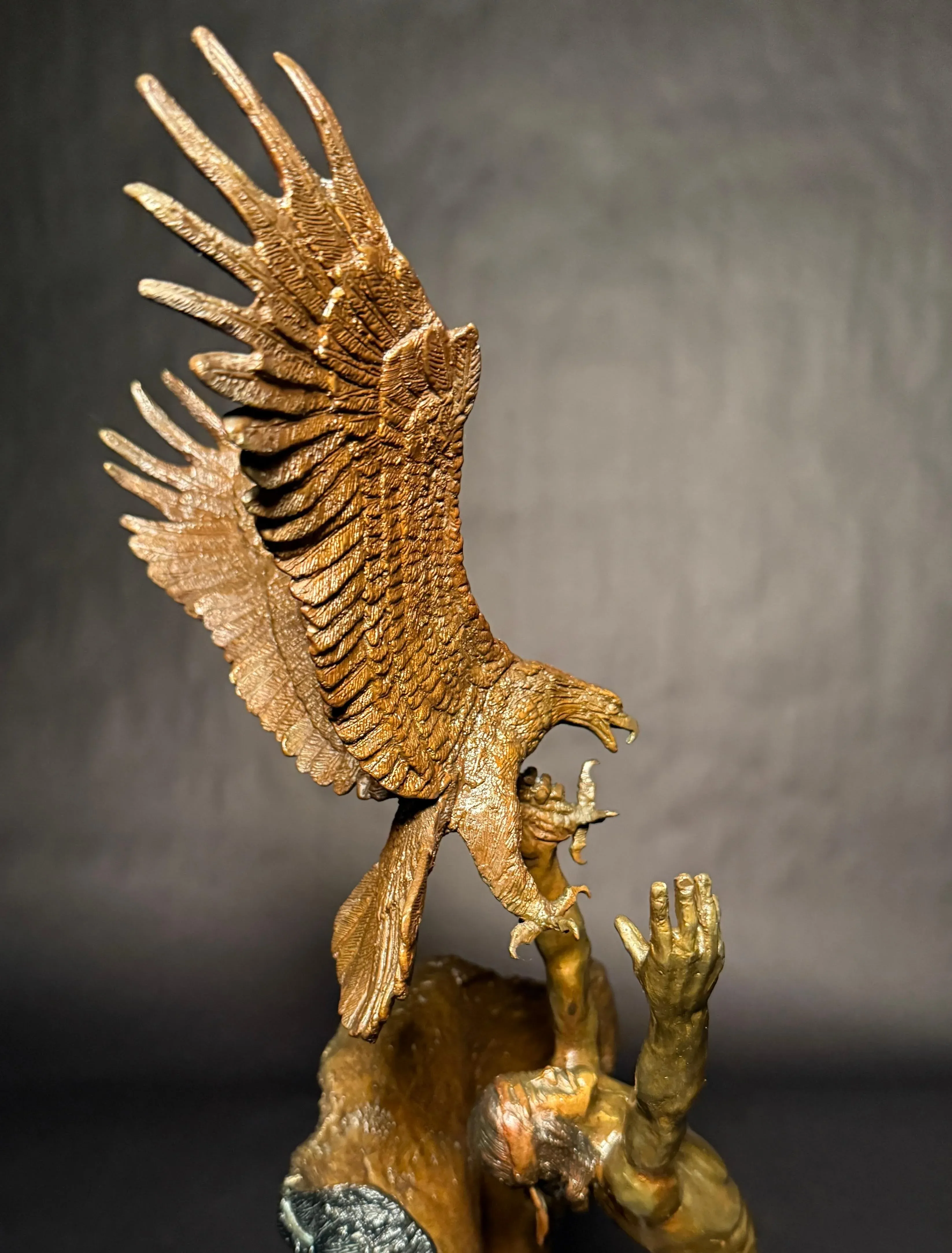 1980s Bronze Sculpture 