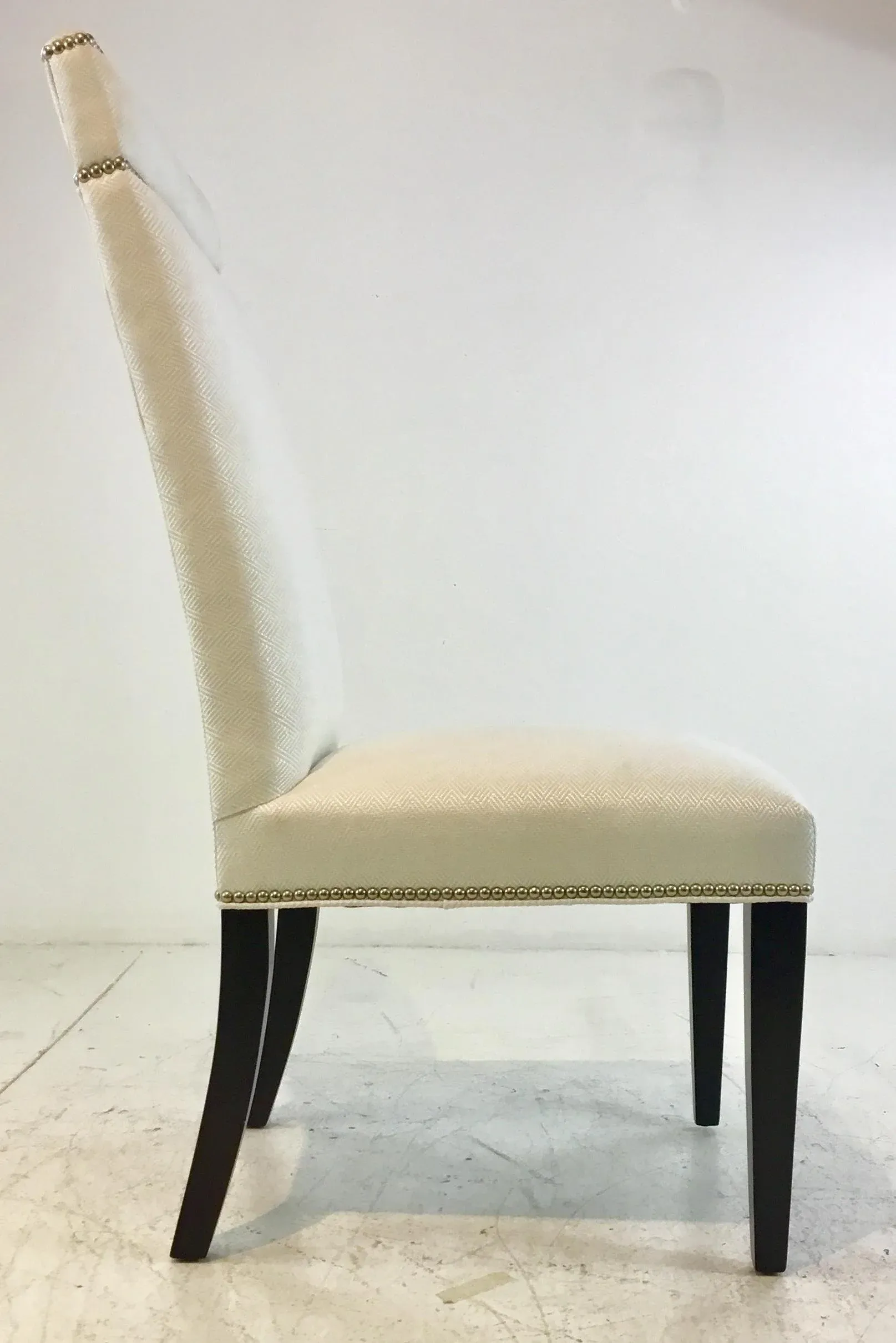 Hickory White Transitional Black and White Side Chair 901-62
