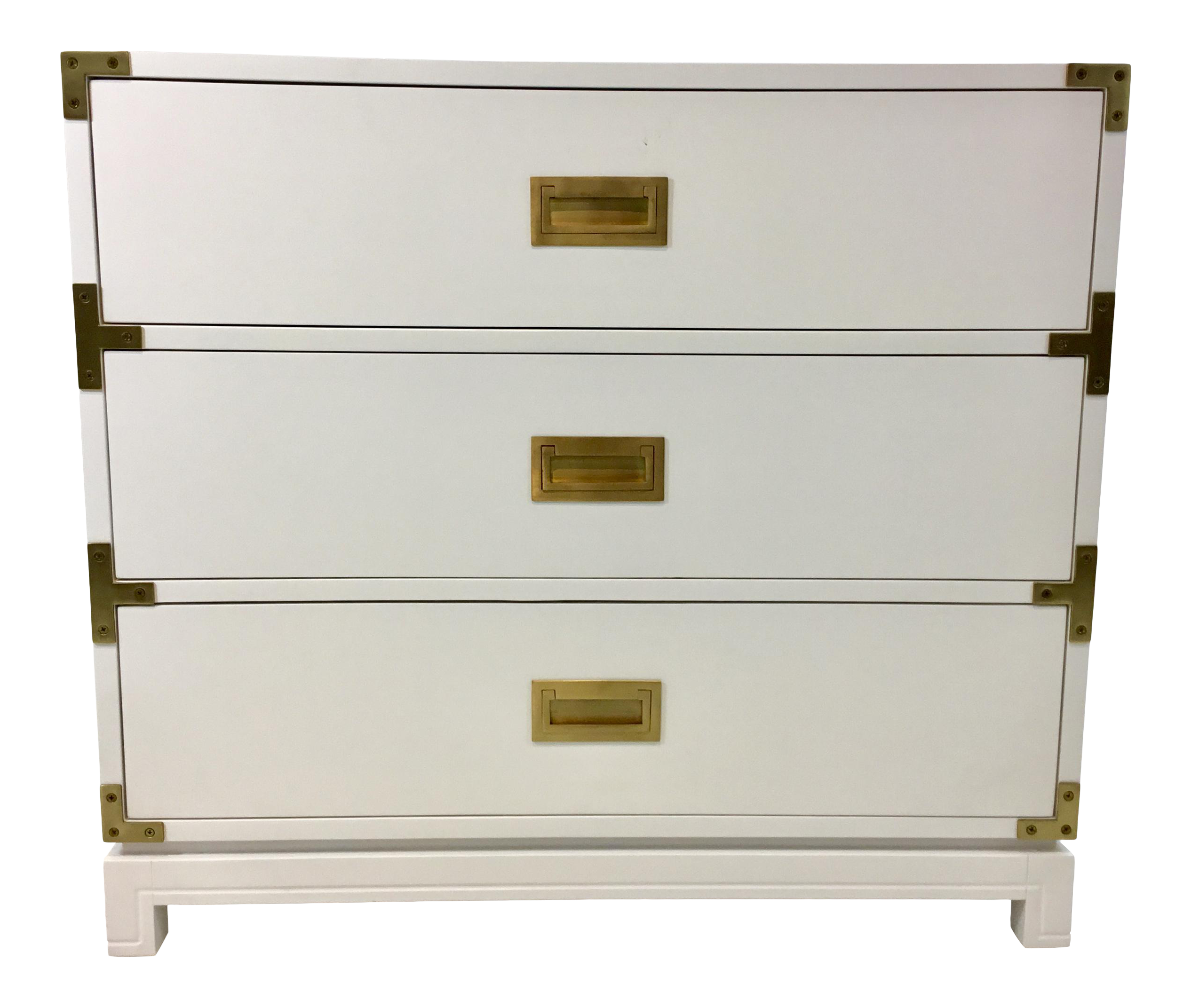Product titlebaxton studio hildon modern white and walnut wood 6 ave home modern white carlyle campaign chest of drawers