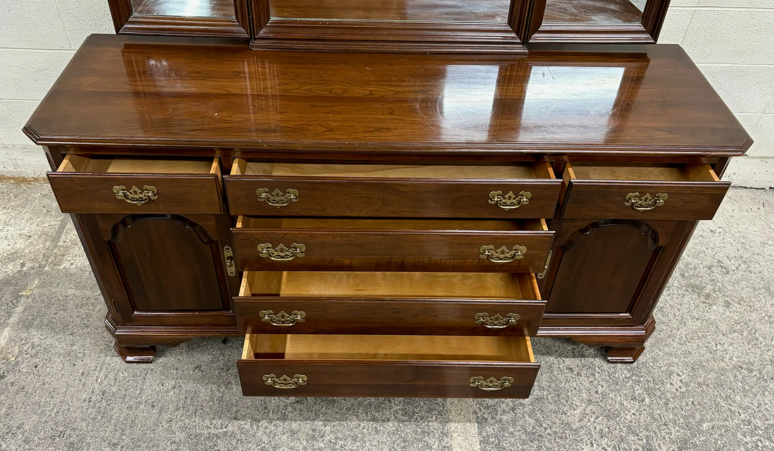 Vintage Ethan Allen Georgian Court Collection Solid Cherry