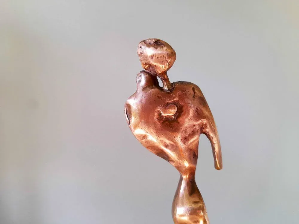 Yves Lohé, Figurative Sculpture, 1970s, Bronze