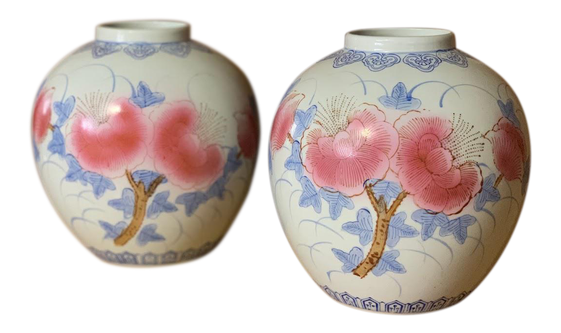 Chinoiserie Vases Set of 2 Chairish