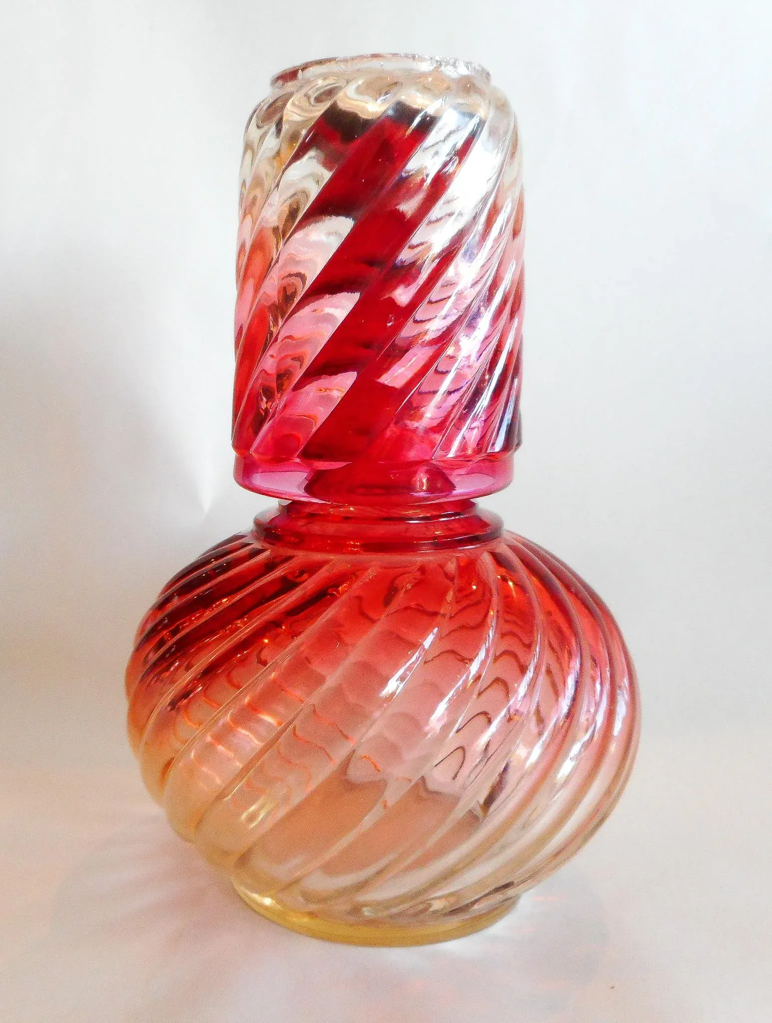 Antique Baccarat Rose Tiente 