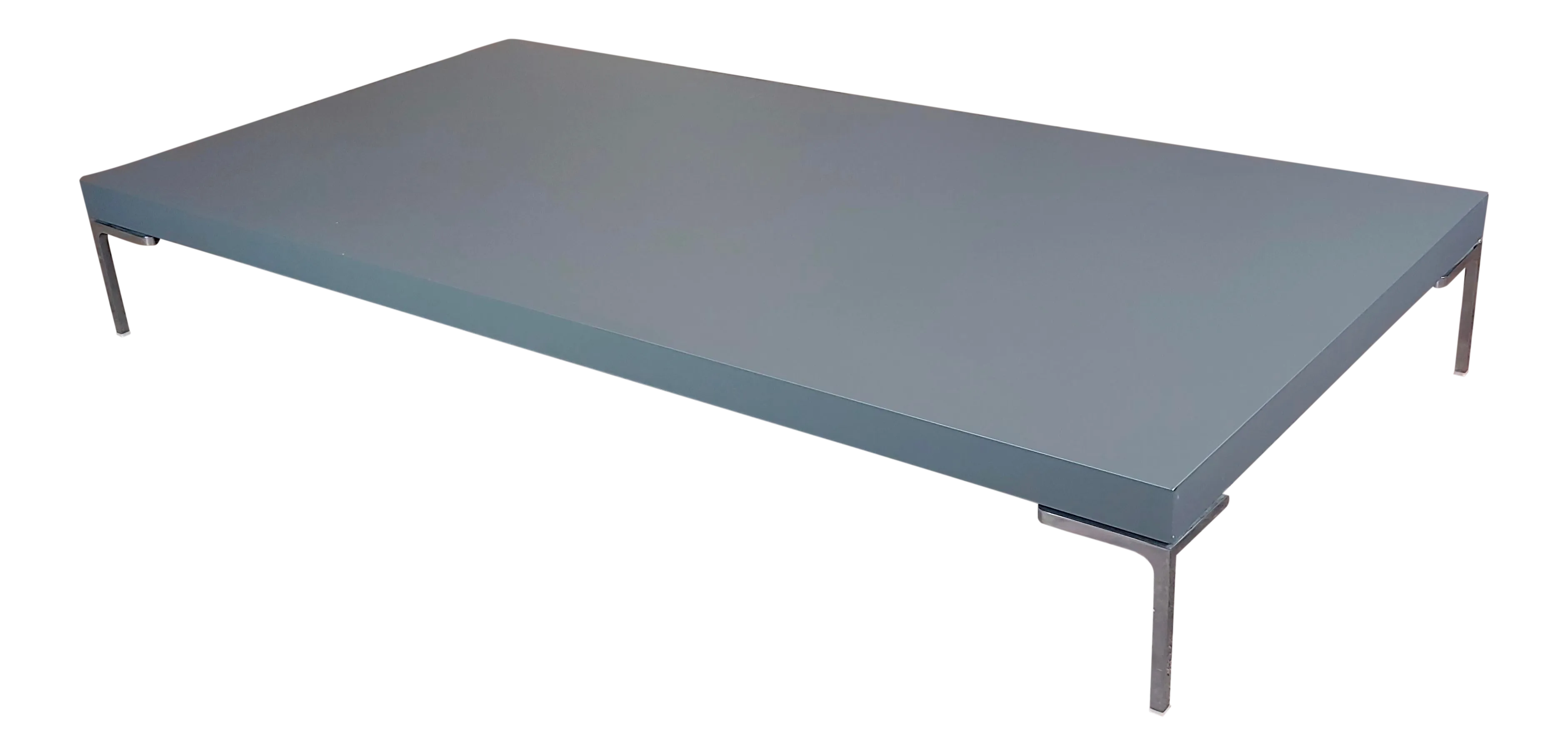 Italian Contemporary Low Profile Coffee Table | Chairish