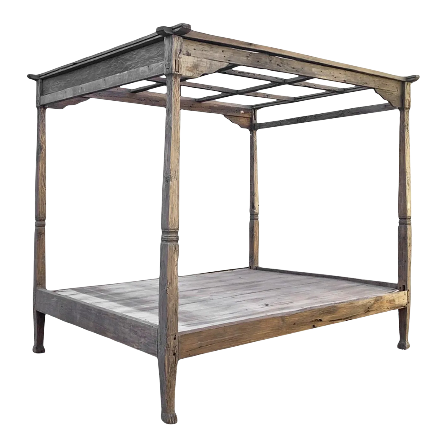 Vintage Java Canopy Bed / Daybed Chairish