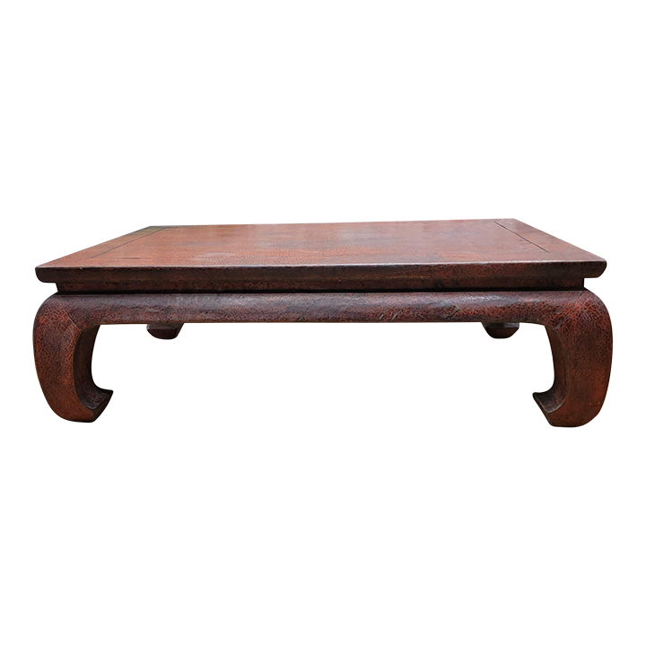 1900s Antique Shanxi Province Red Lacquer Elm Coffee Table Chairish