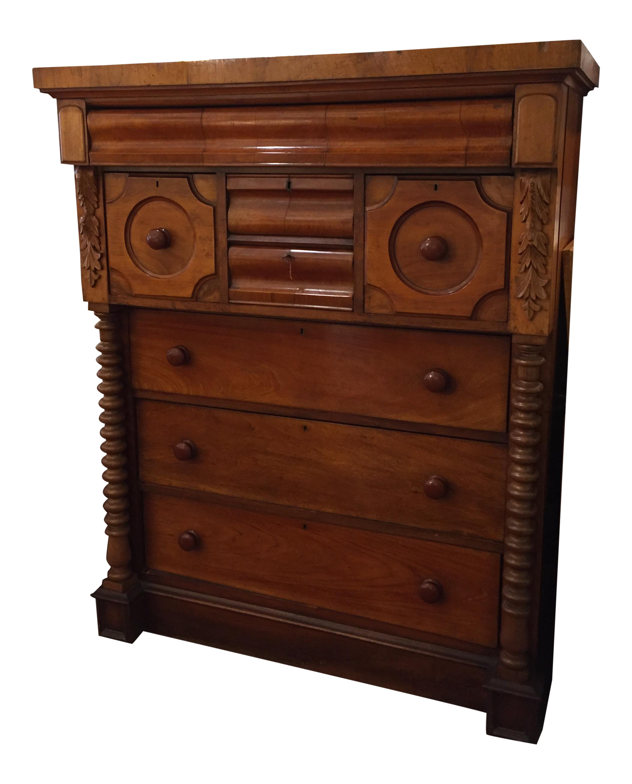 Vintage Colonial Cedar Chest Of Drawers Chairish