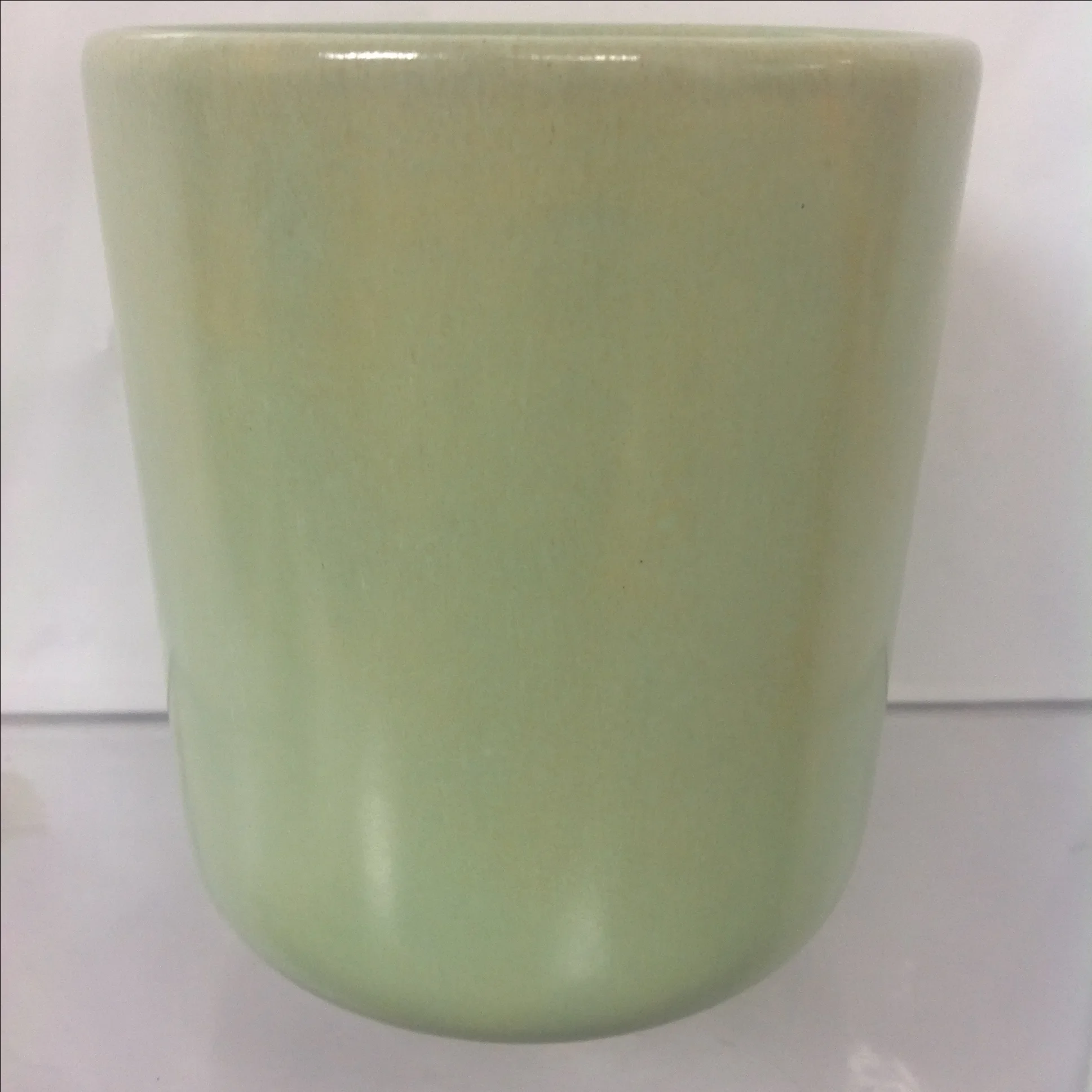 Pastel Green La Solana Pottery Vase | Chairish