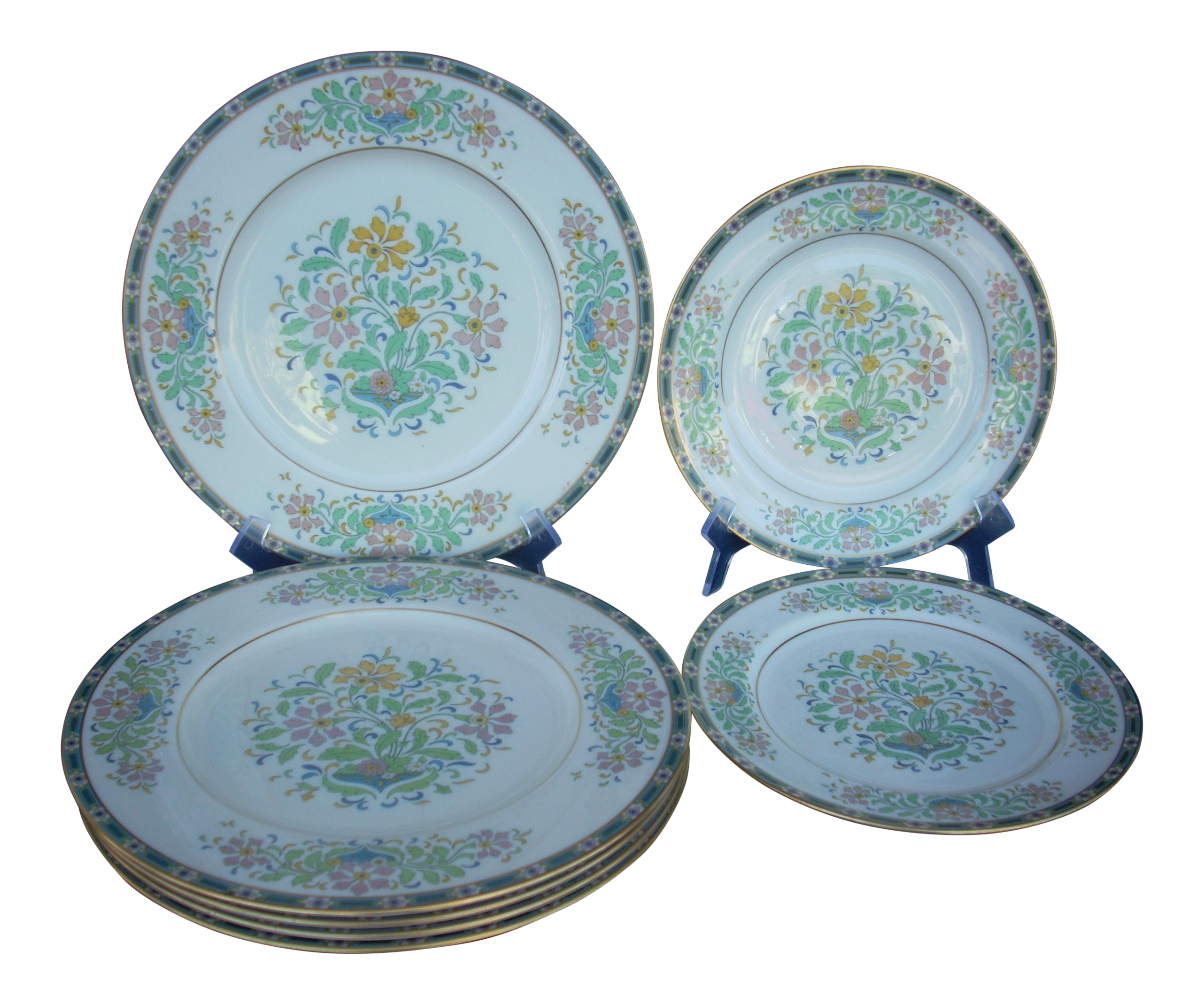Vintage Lenox "Mystic" China Plates Set of 7 Chairish
