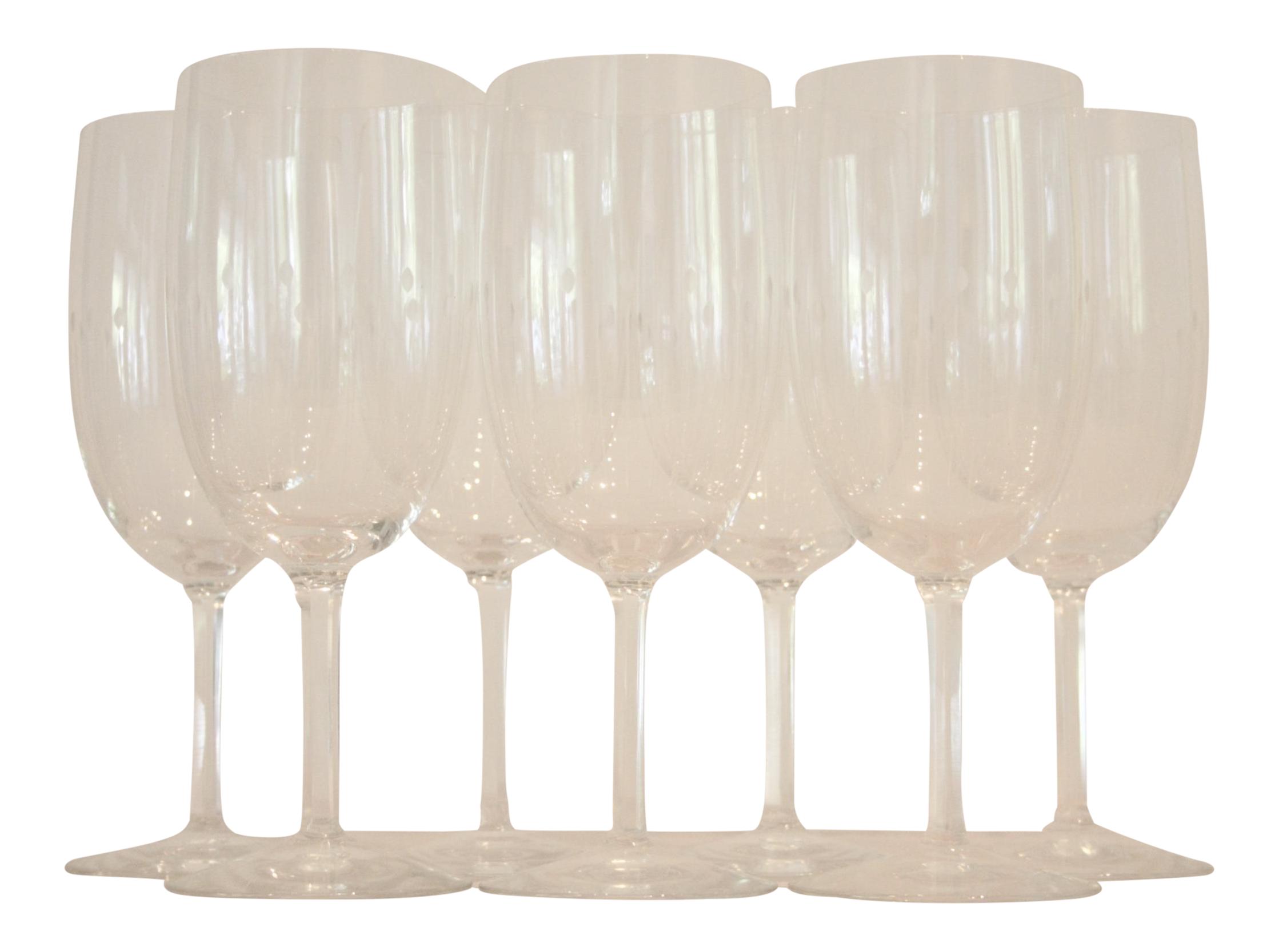 Etched Crystal Wine Glasses From Sweden Set of 7 Chairish