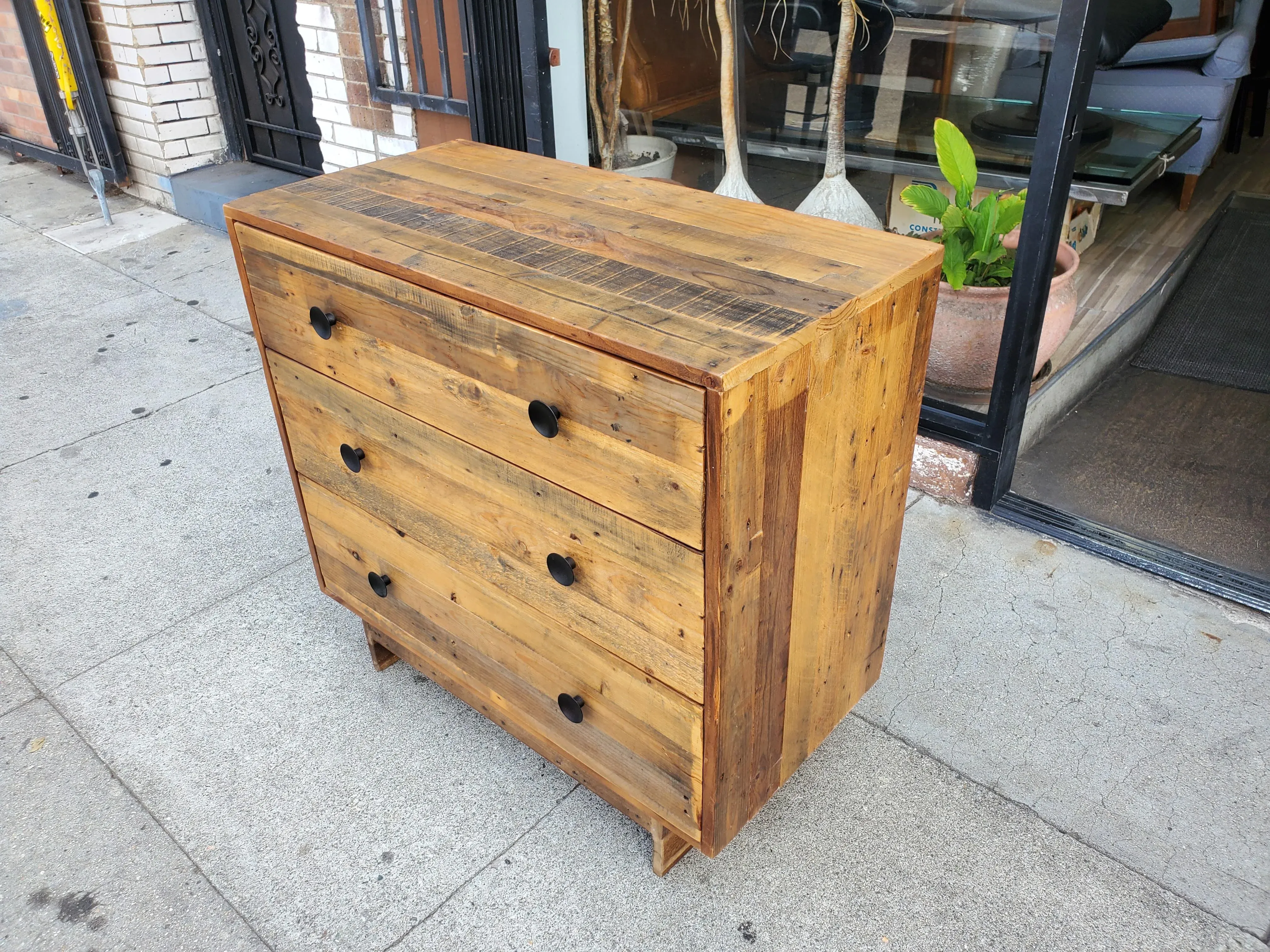 1990s Vintage Rustic Dresser | Chairish