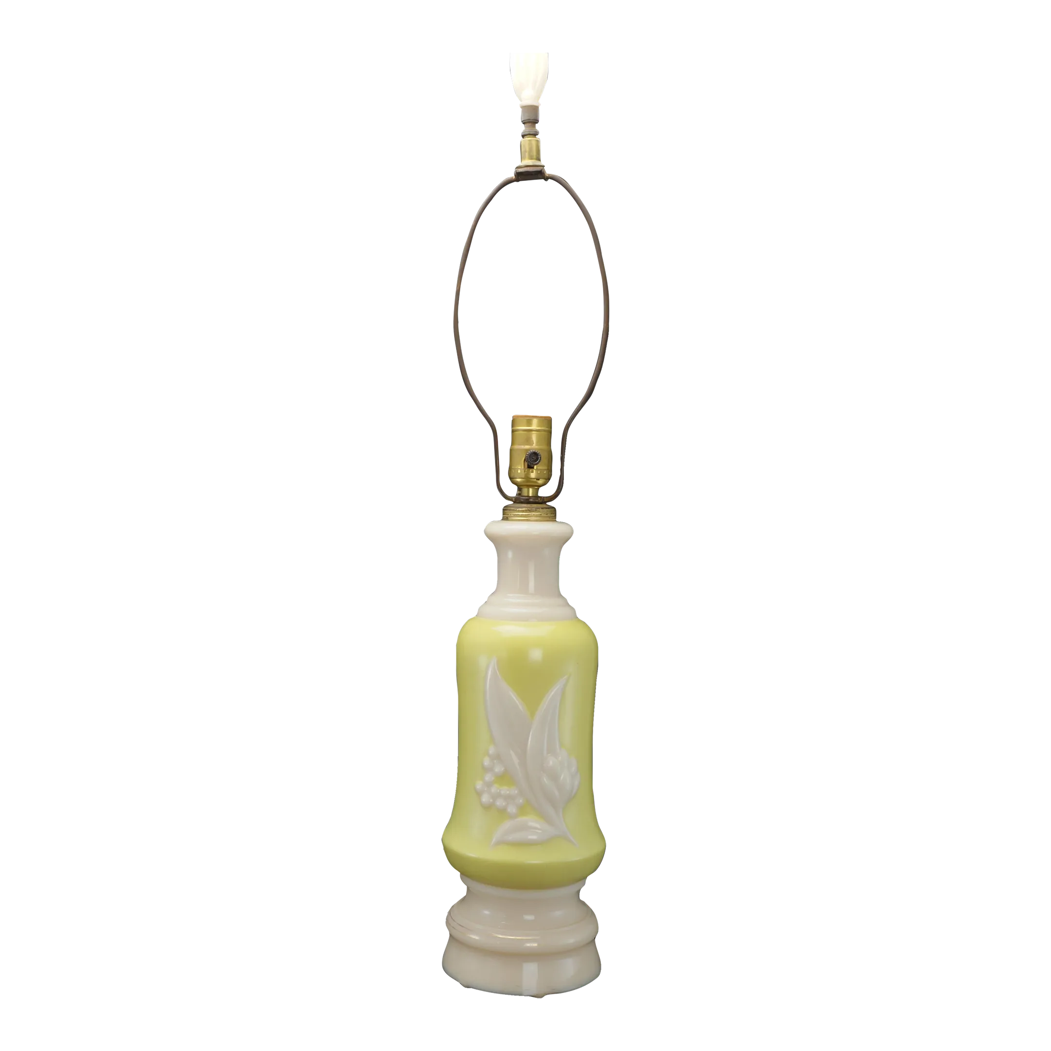 Aladdin Alacite Glass Lamp With Alacite Finial Chairish