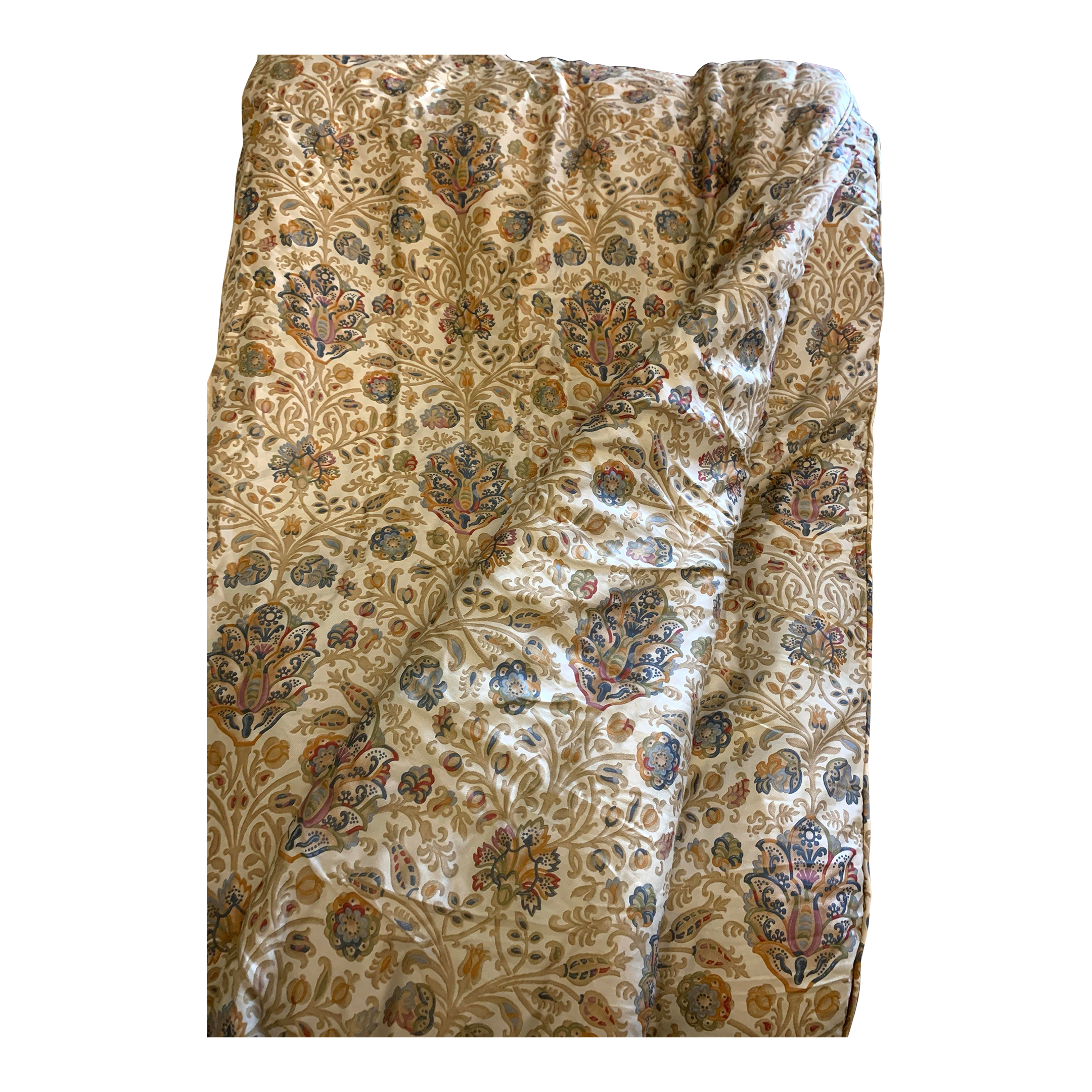 Lauren Ralph Lauren Marrakech Gold Blue Twin Comforter Cover