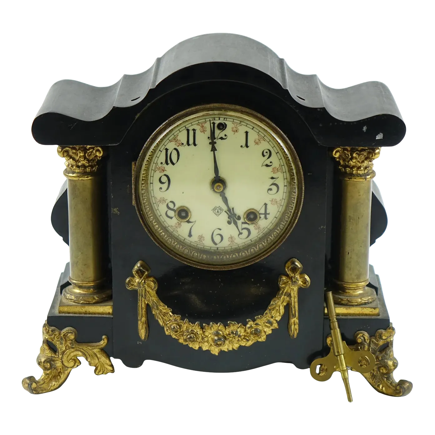 Late 19th Century Antique Mantel Clock by Ansonia Clock Co Chairish