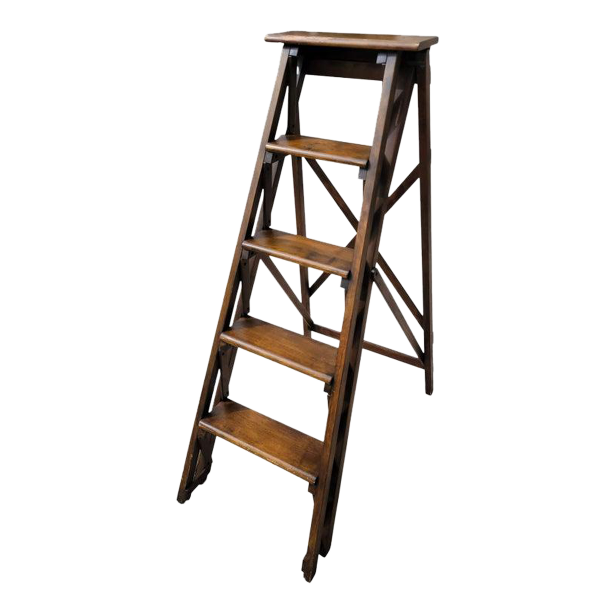 20thc Library Ladder Chairish