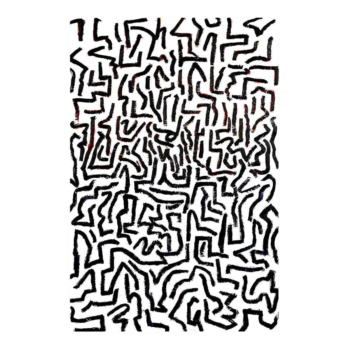 Contemporary Abstract Oil on Panel Painting "Threshold" by Dana Gordon