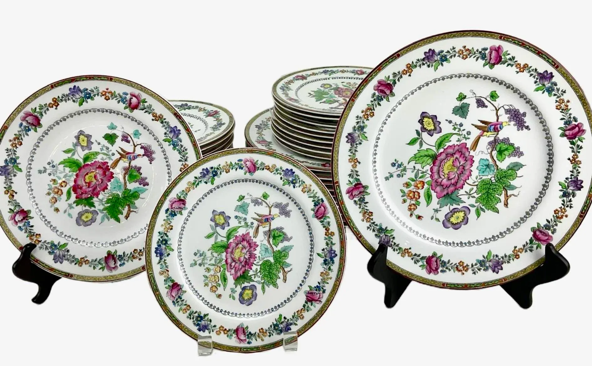 40 Plates - Spode Copeland English Bone China in Chinese