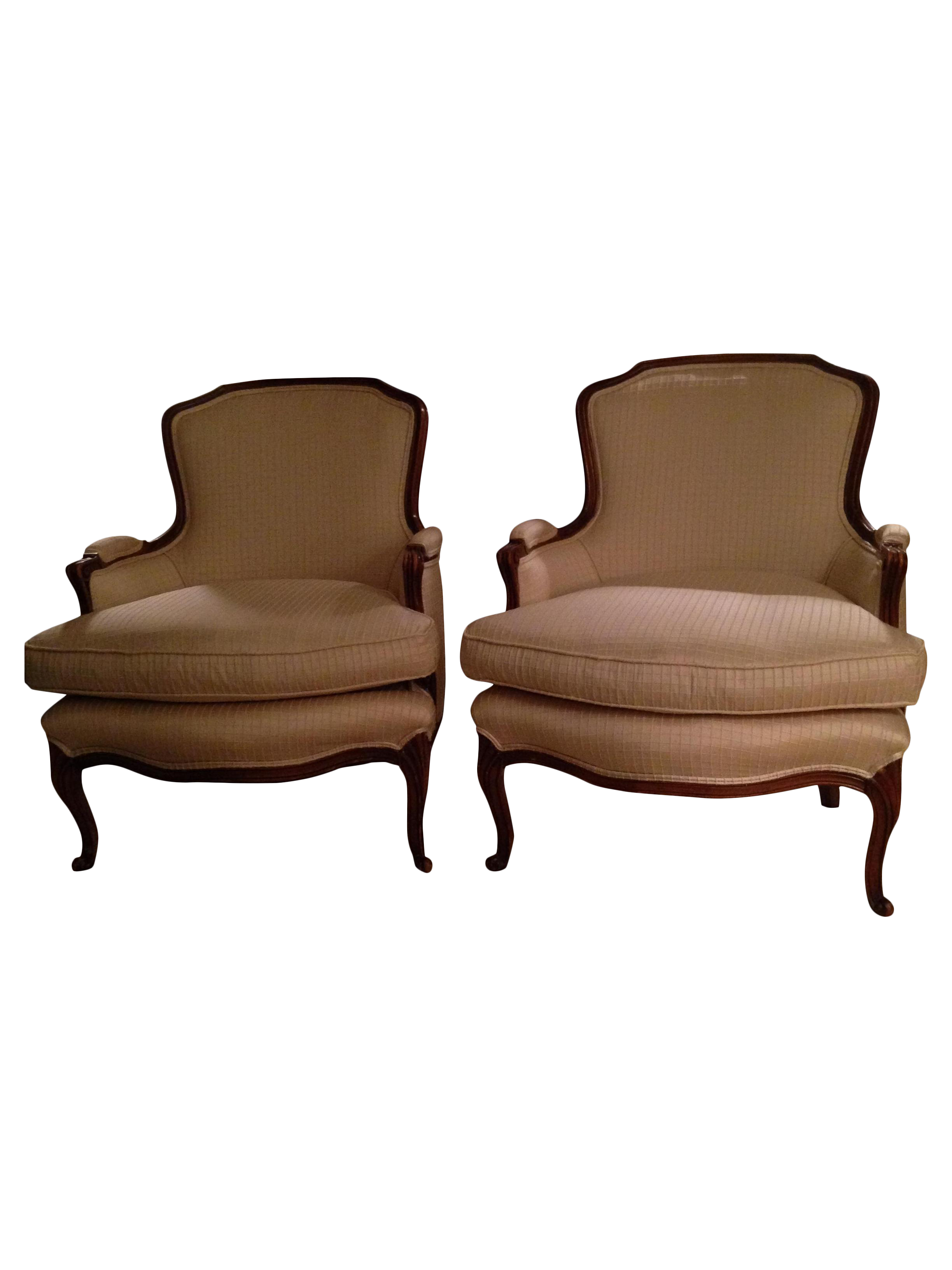French Bergere Chairs A Pair Chairish