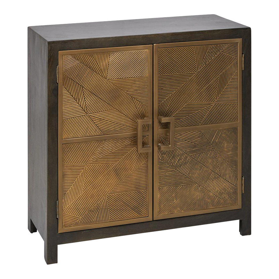 Modern Handmade Geometric Pattern Gold Overlay Chairish