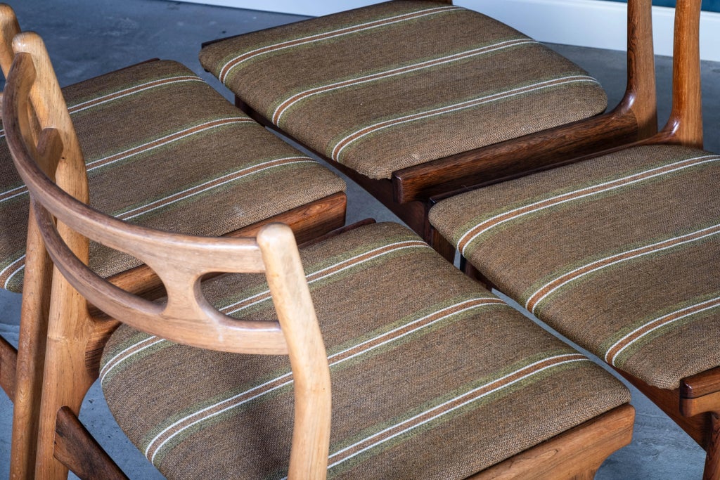 Model 138 Dining Chairs by Johannes Andersen for Uldum Møbelfabrik 