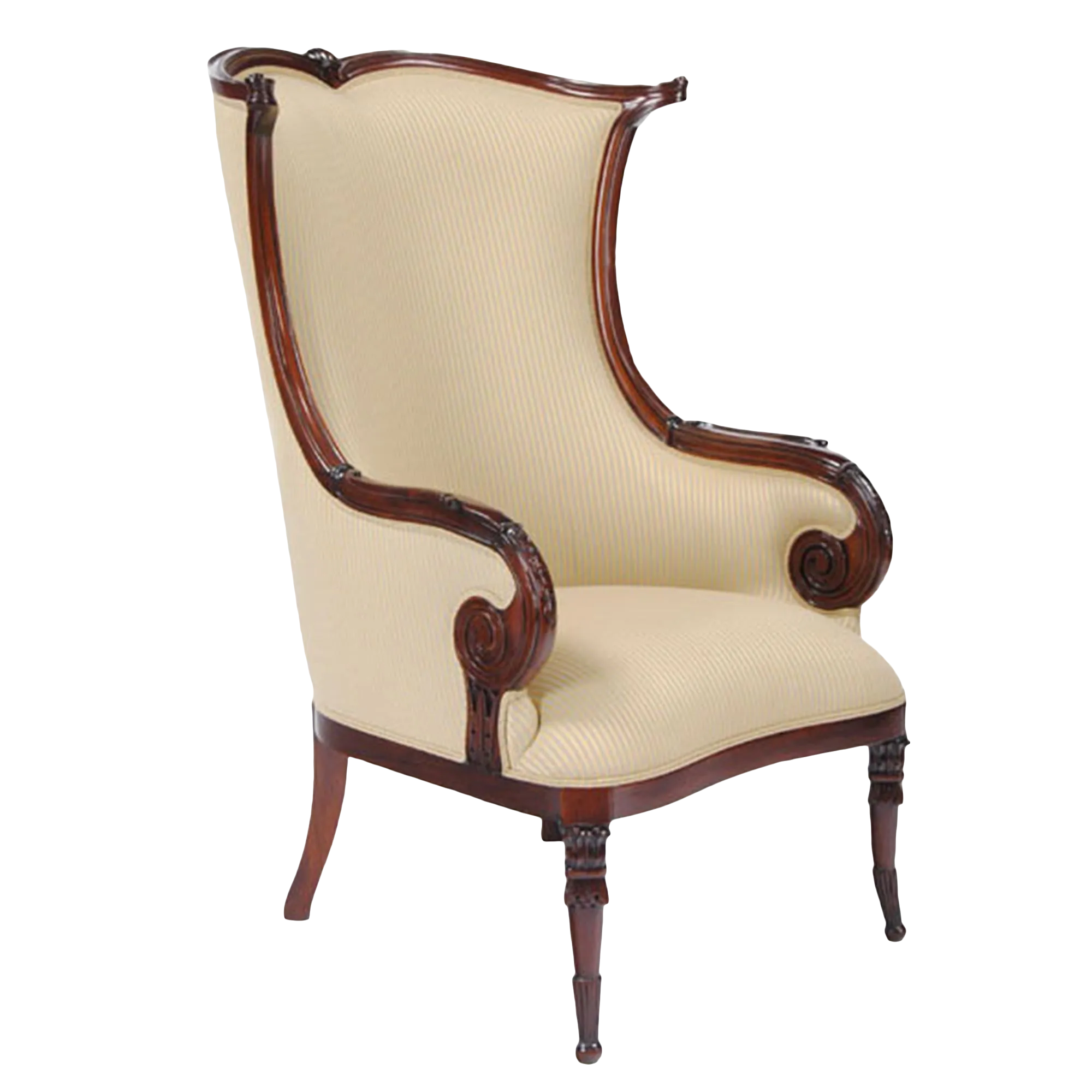 21st Century American Fireside Chair Chairish